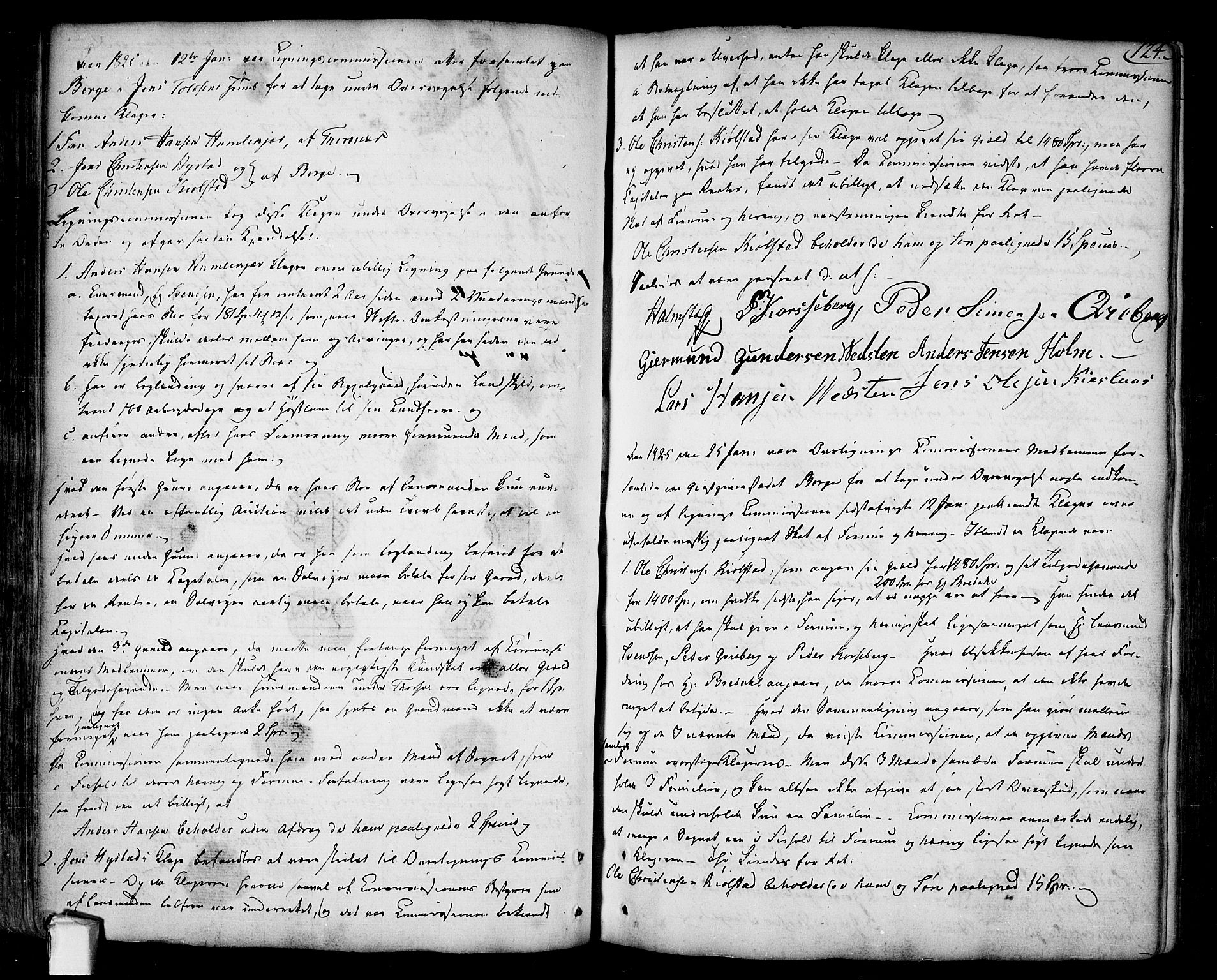 Borge prestekontor Kirkebøker, SAO/A-10903/F/Fa/L0002: Parish register (official) no. I 2, 1791-1817, p. 124