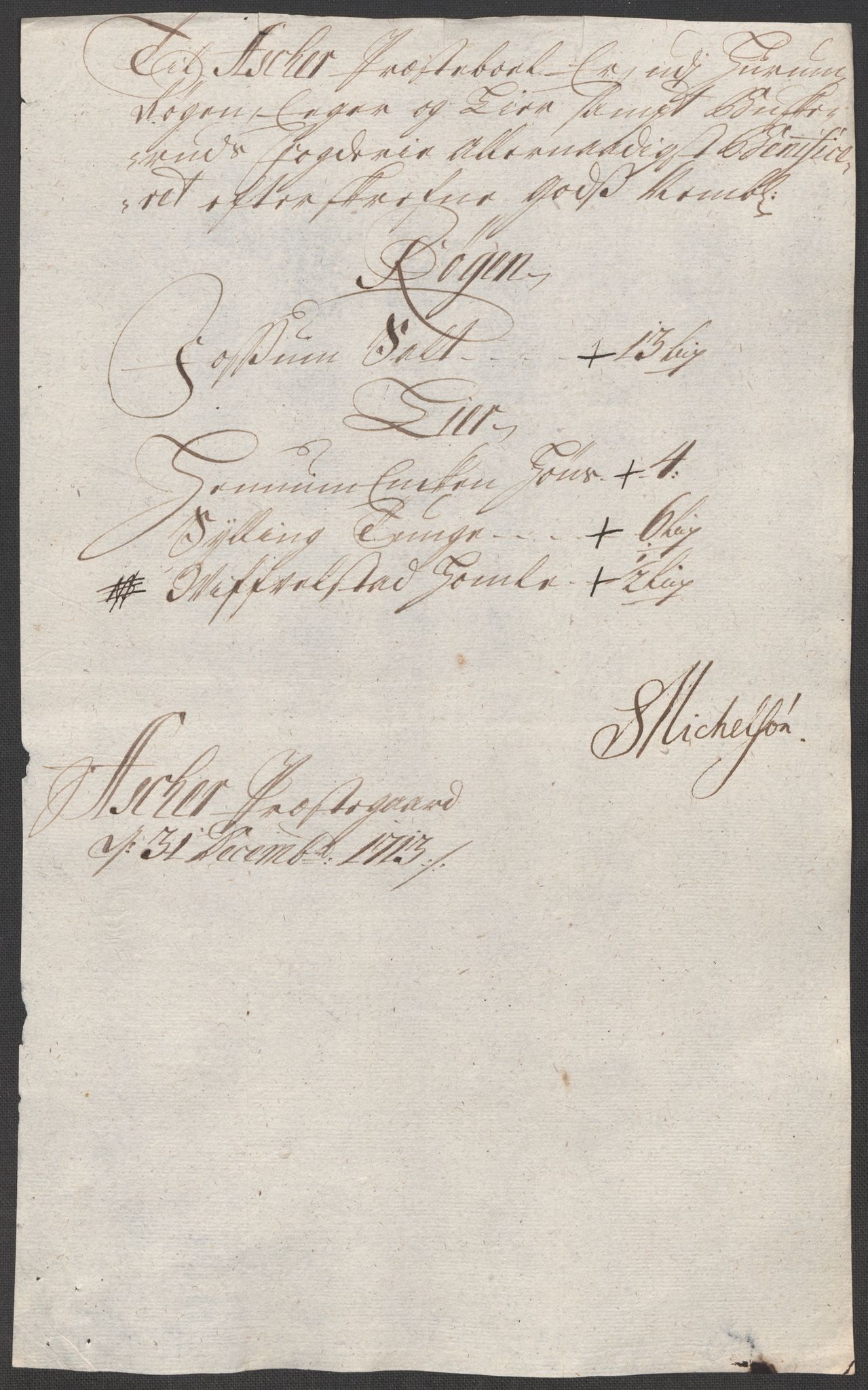 Rentekammeret inntil 1814, Reviderte regnskaper, Fogderegnskap, AV/RA-EA-4092/R31/L1708: Fogderegnskap Hurum, Røyken, Eiker, Lier og Buskerud, 1713, p. 271