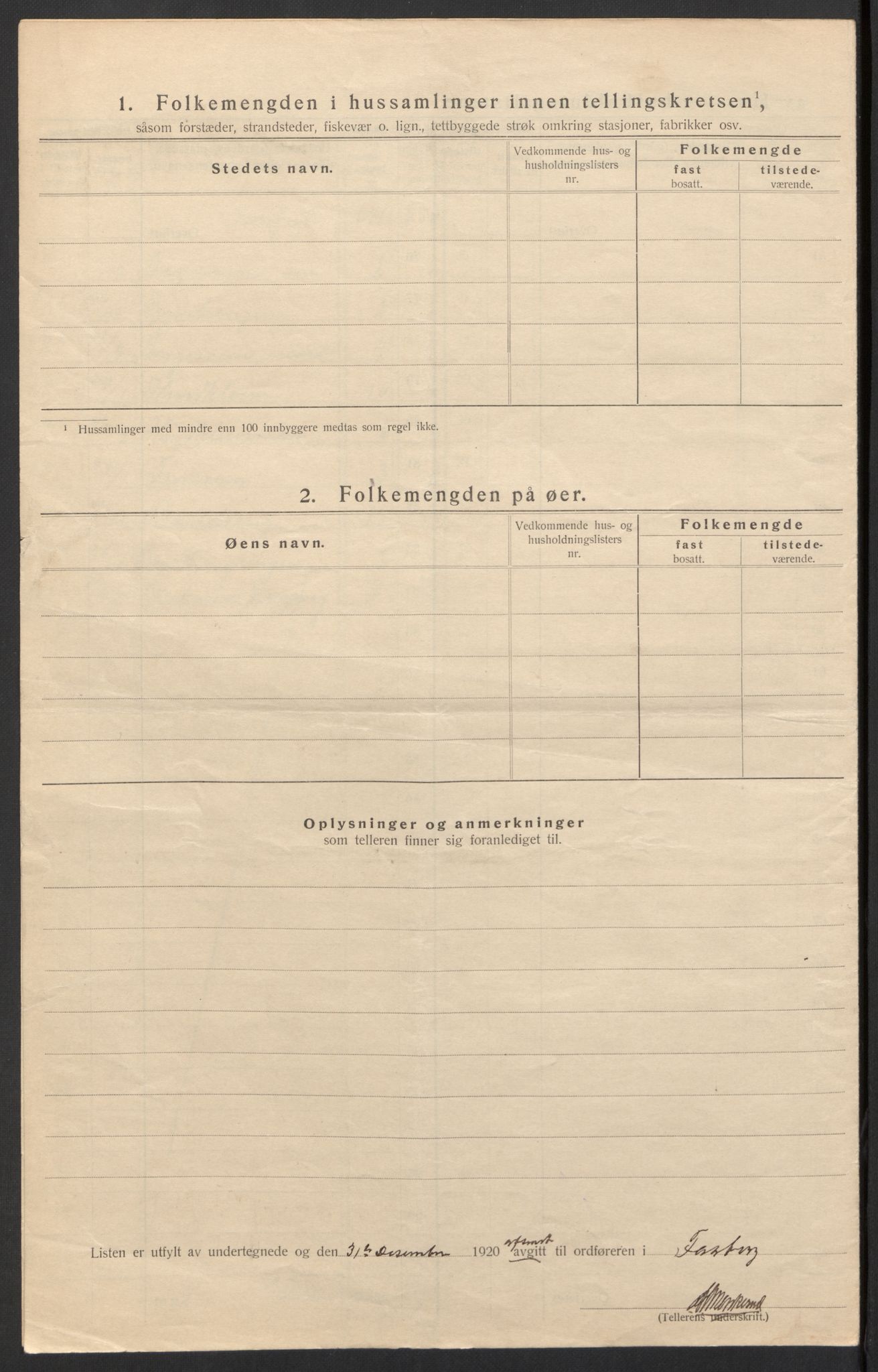 SAH, 1920 census for Fåberg, 1920, p. 35