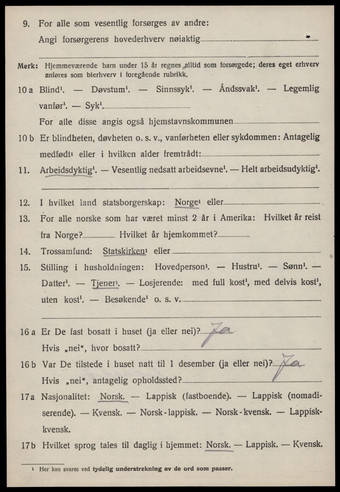 SAT, 1920 census for Meldal, 1920, p. 7510