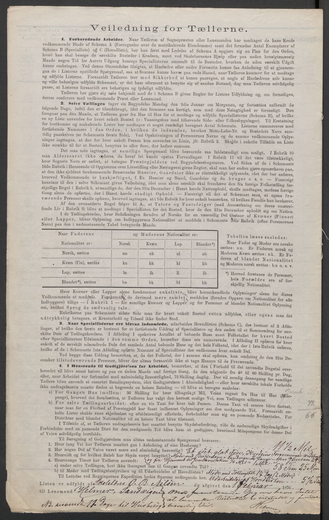 RA, 1875 census for 0220P Asker, 1875, p. 6