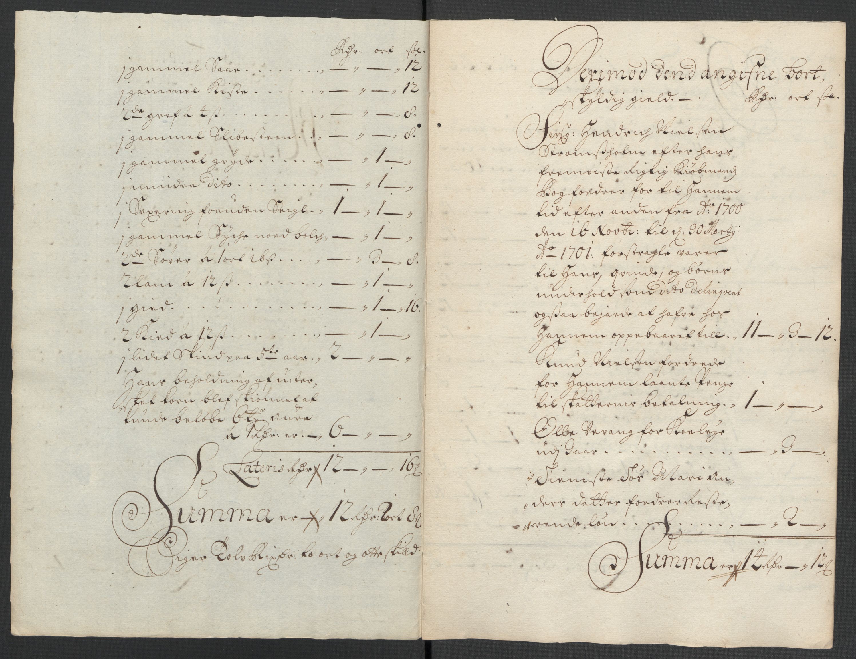 Rentekammeret inntil 1814, Reviderte regnskaper, Fogderegnskap, RA/EA-4092/R56/L3739: Fogderegnskap Nordmøre, 1700-1702, p. 468