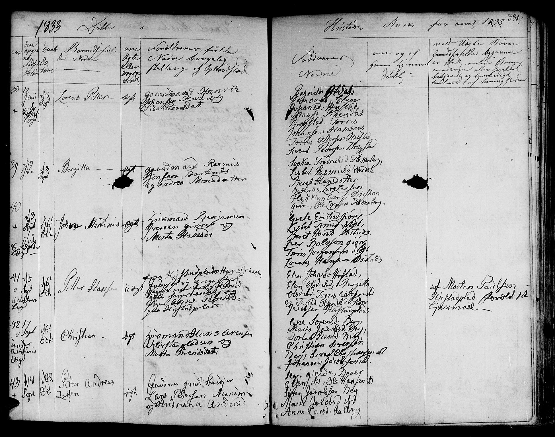 Ministerialprotokoller, klokkerbøker og fødselsregistre - Nord-Trøndelag, SAT/A-1458/730/L0277: Parish register (official) no. 730A06 /3, 1830-1839, p. 381