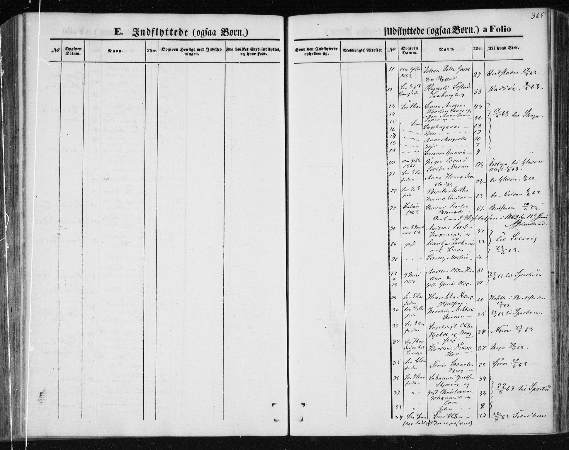 Ministerialprotokoller, klokkerbøker og fødselsregistre - Nord-Trøndelag, SAT/A-1458/730/L0283: Parish register (official) no. 730A08, 1855-1865, p. 365
