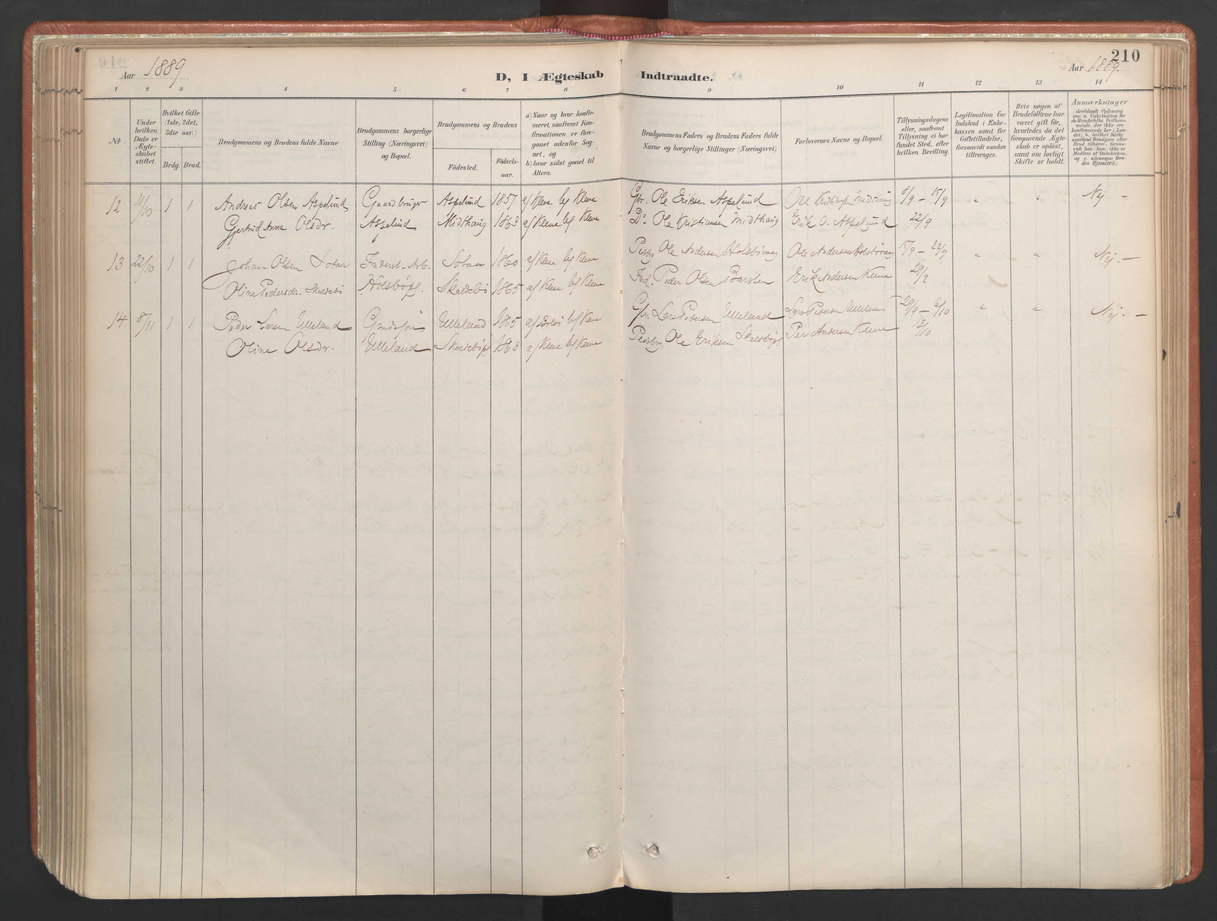 Ministerialprotokoller, klokkerbøker og fødselsregistre - Møre og Romsdal, AV/SAT-A-1454/557/L0682: Parish register (official) no. 557A04, 1887-1970, p. 210