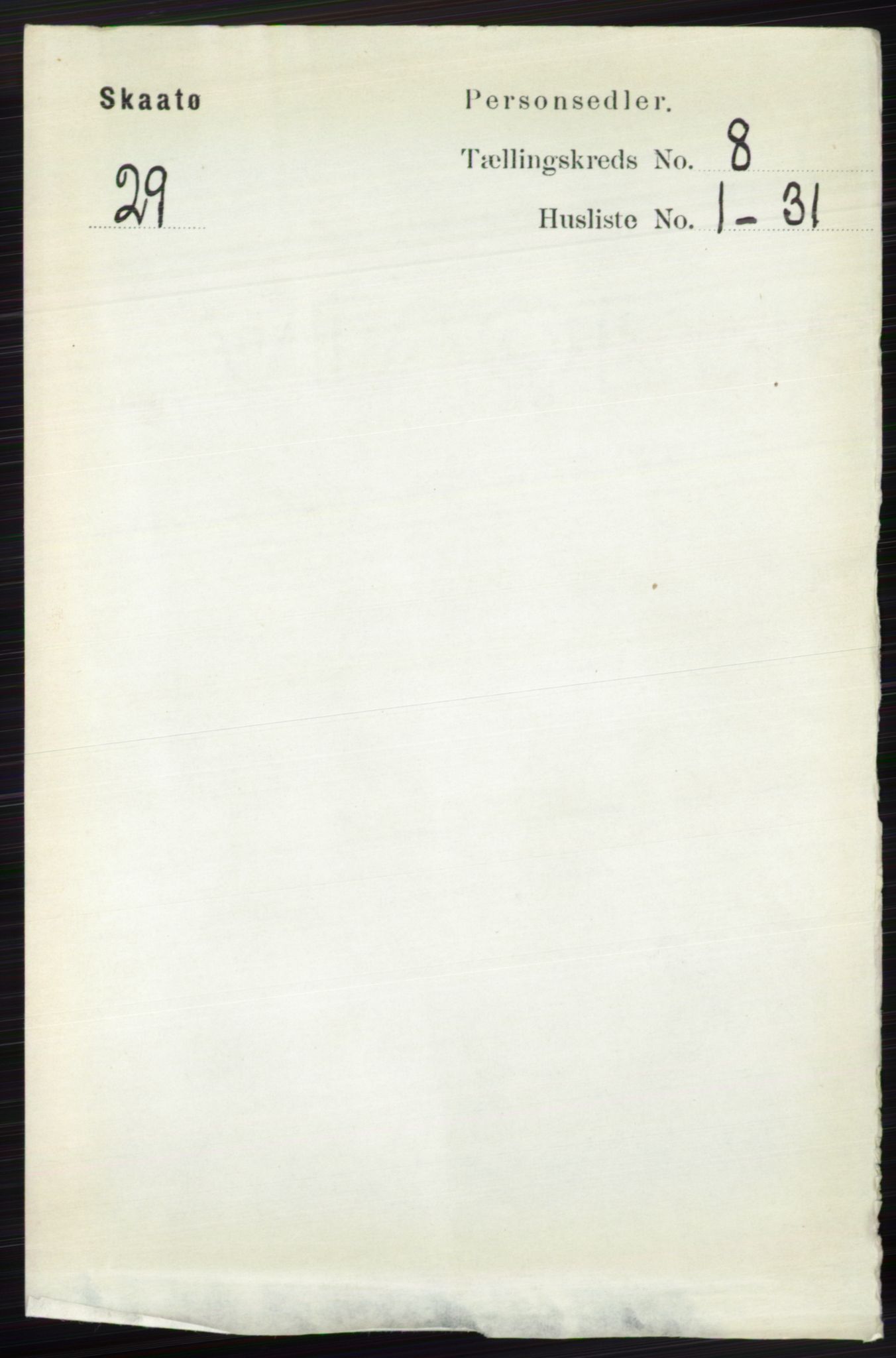 RA, 1891 census for 0815 Skåtøy, 1891, p. 3530