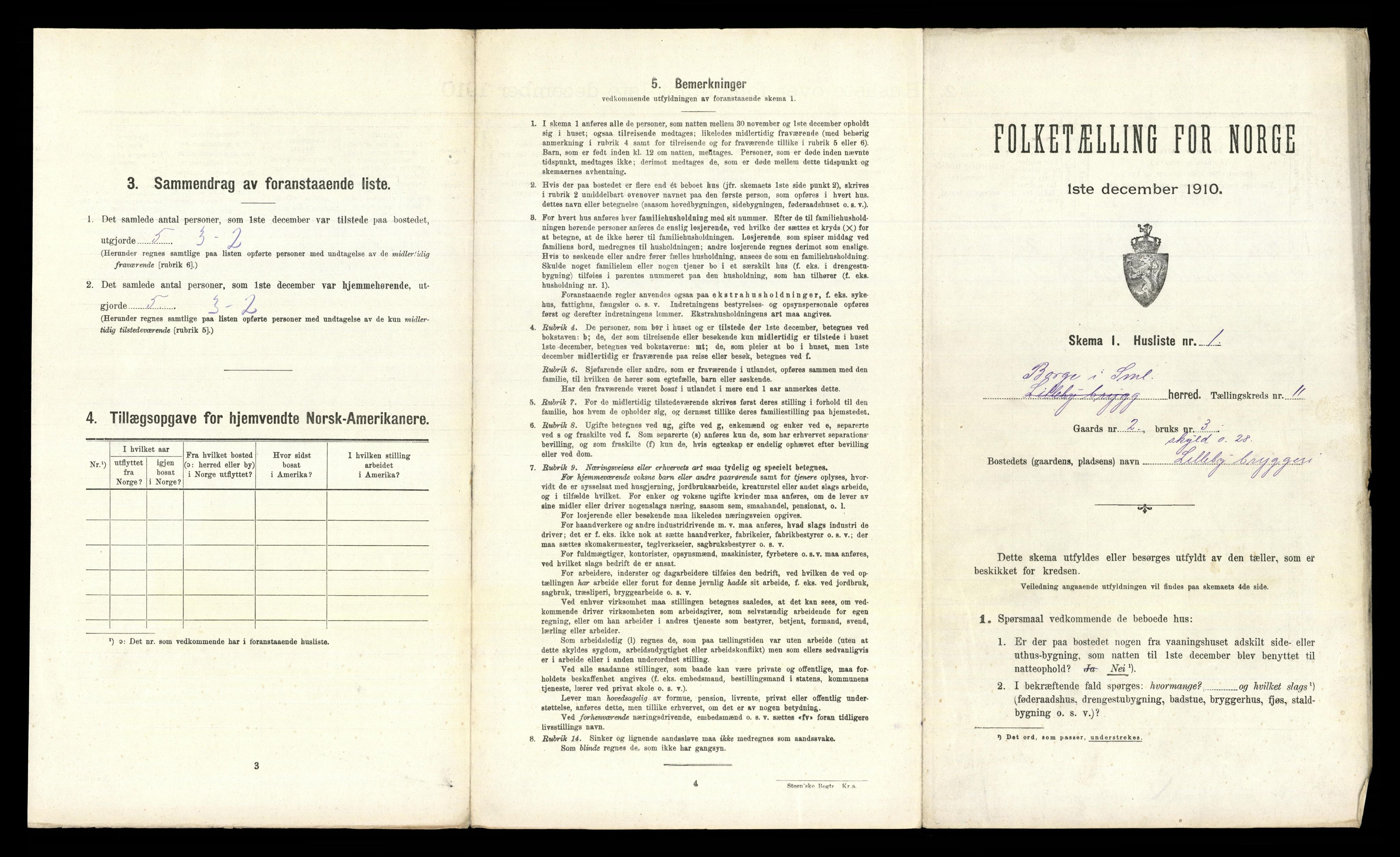 RA, 1910 census for Borge, 1910, p. 1600