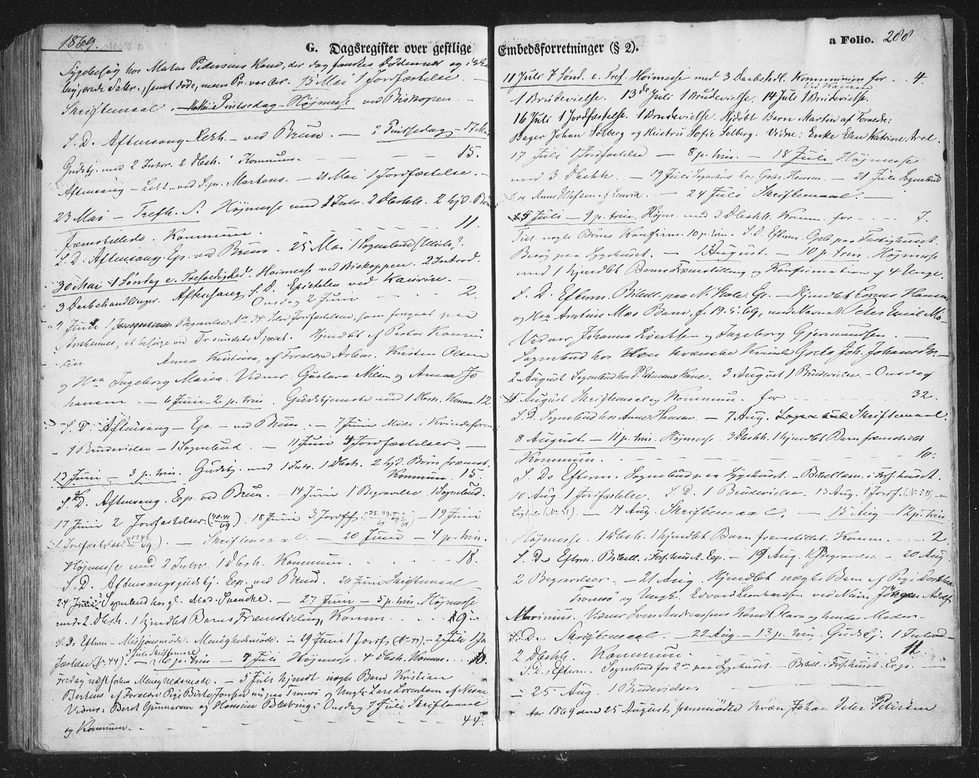 Tromsø sokneprestkontor/stiftsprosti/domprosti, SATØ/S-1343/G/Ga/L0012kirke: Parish register (official) no. 12, 1865-1871, p. 288
