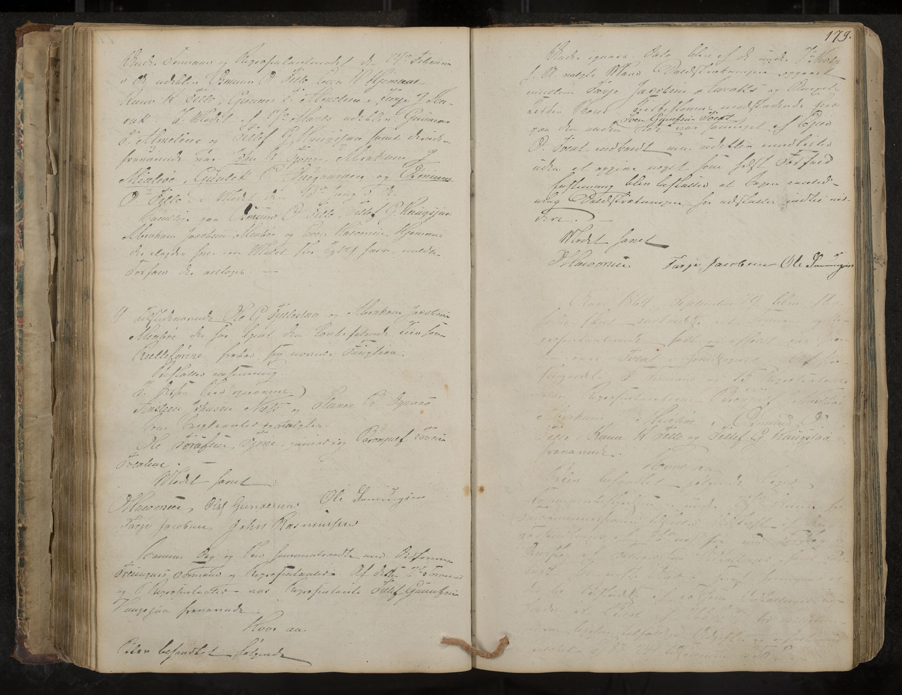 Nissedal formannskap og sentraladministrasjon, IKAK/0830021-1/A/L0001: Møtebok, 1838-1870, p. 179