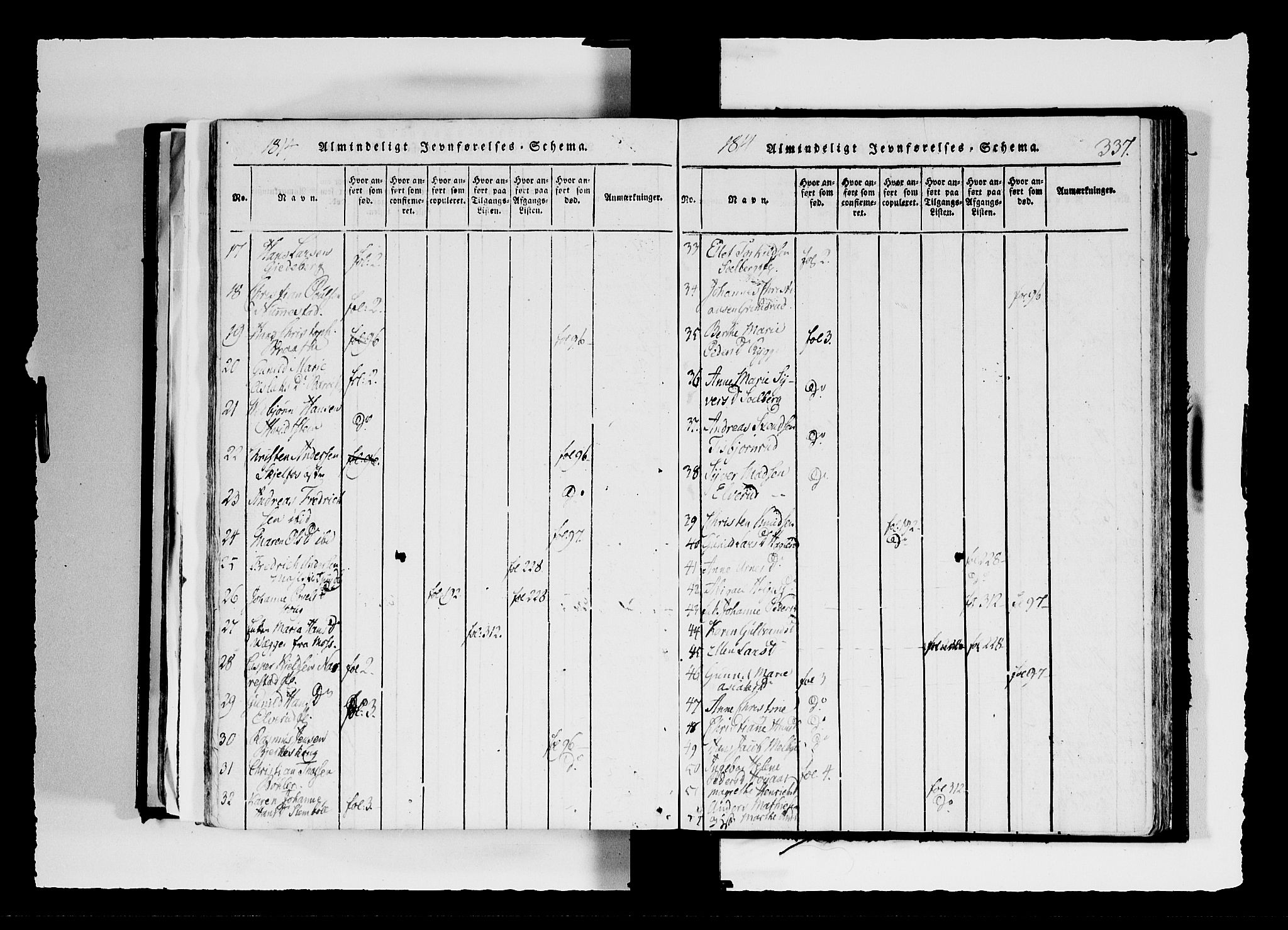 Hobøl prestekontor Kirkebøker, AV/SAO-A-2002/F/Fa/L0002: Parish register (official) no. I 2, 1814-1841, p. 337