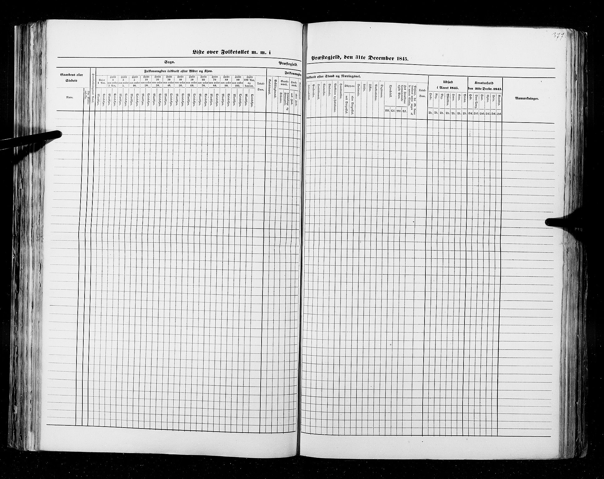 RA, Census 1845, vol. 9B: Nordland amt, 1845, p. 377