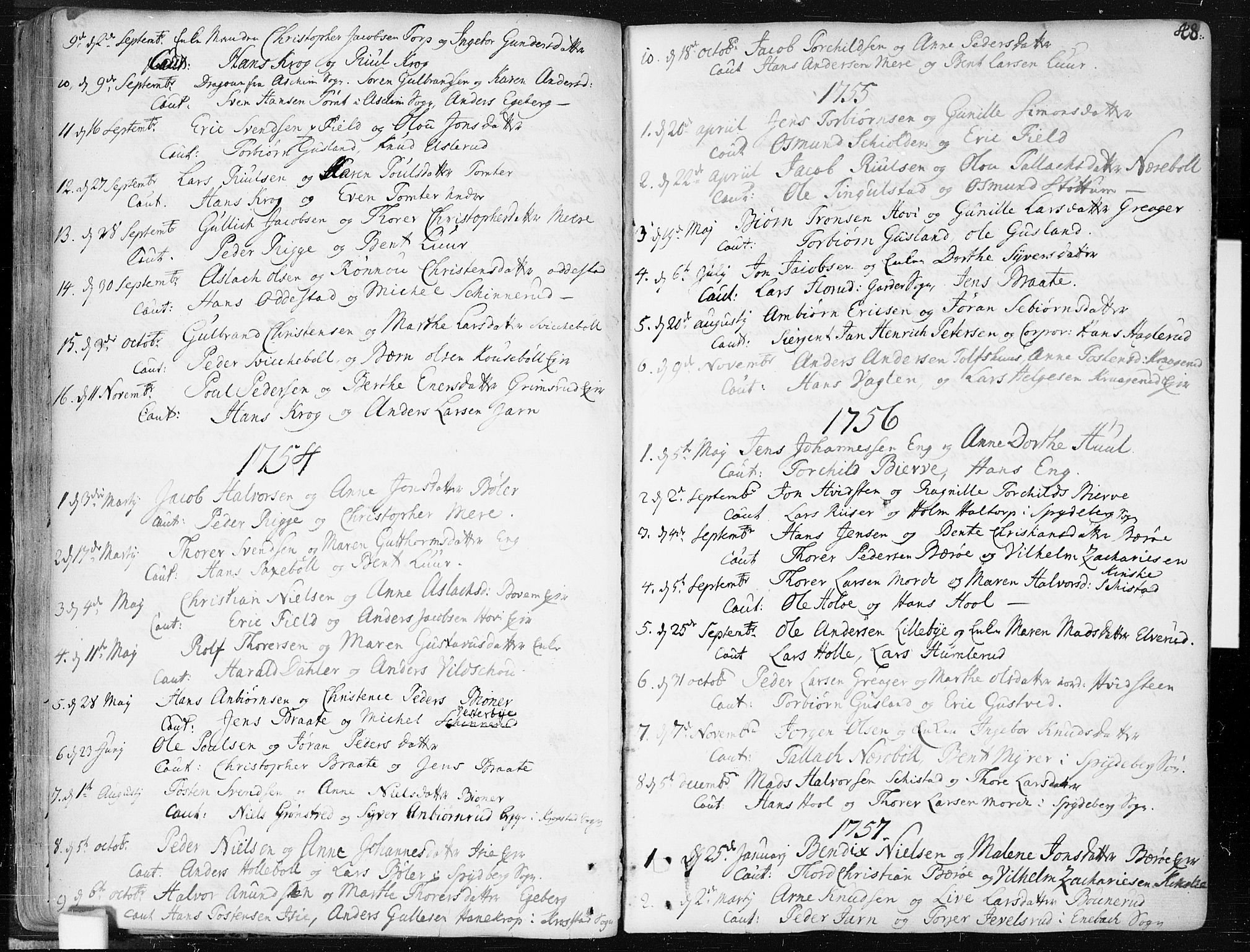 Hobøl prestekontor Kirkebøker, SAO/A-2002/F/Fa/L0001: Parish register (official) no. I 1, 1733-1814, p. 48