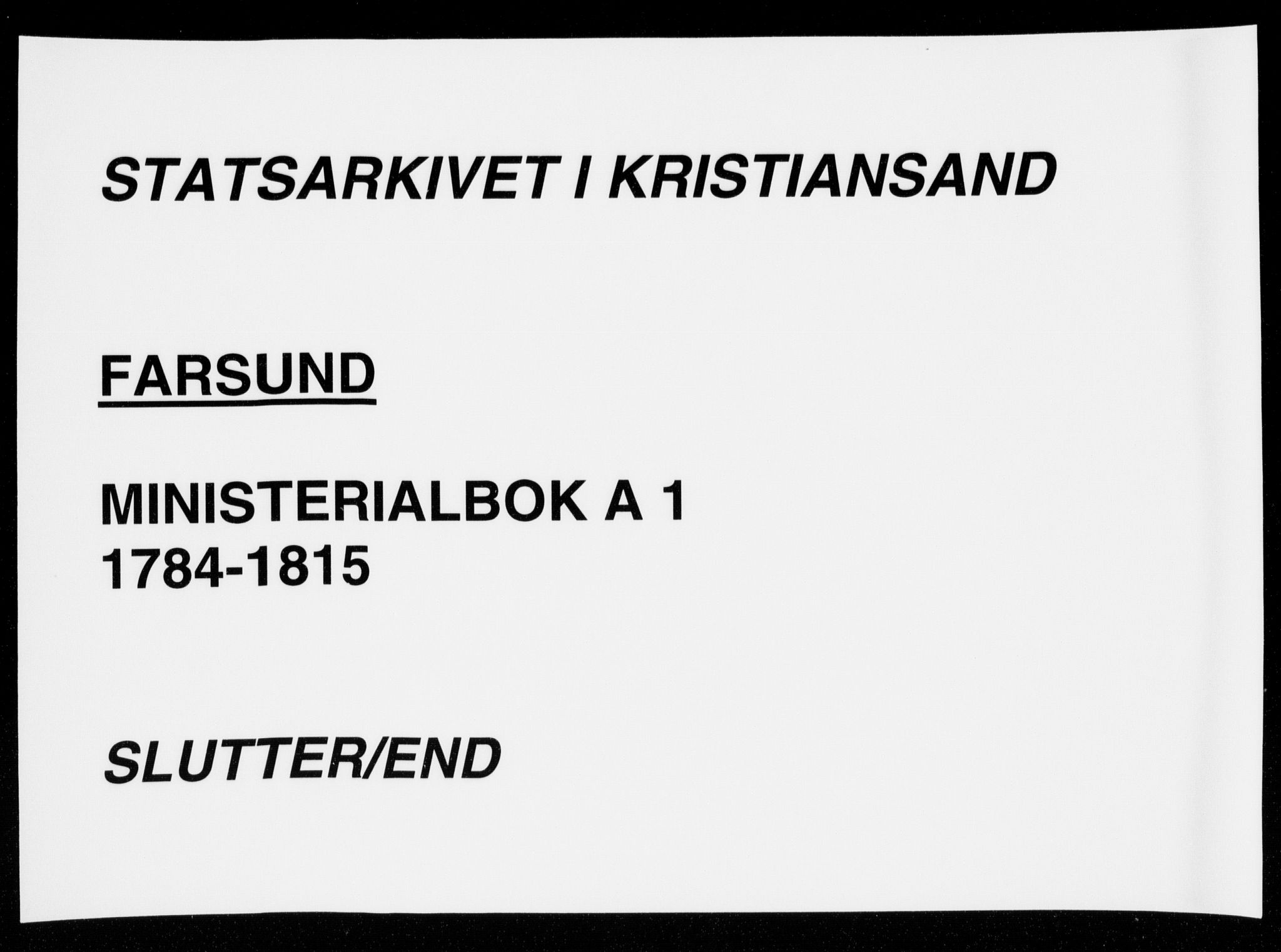 Farsund sokneprestkontor, AV/SAK-1111-0009/F/Fa/L0001: Parish register (official) no. A 1, 1784-1815, p. 203