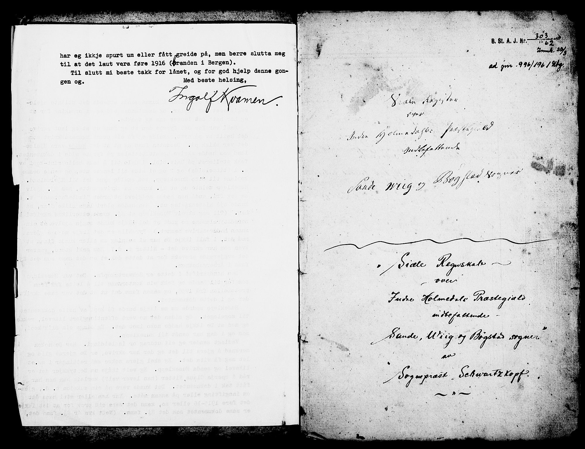 Bjørgvin biskop, AV/SAB-A-5601/Hd/L0001: Manntalslister frå Nordre Bergenhus amt, 1759