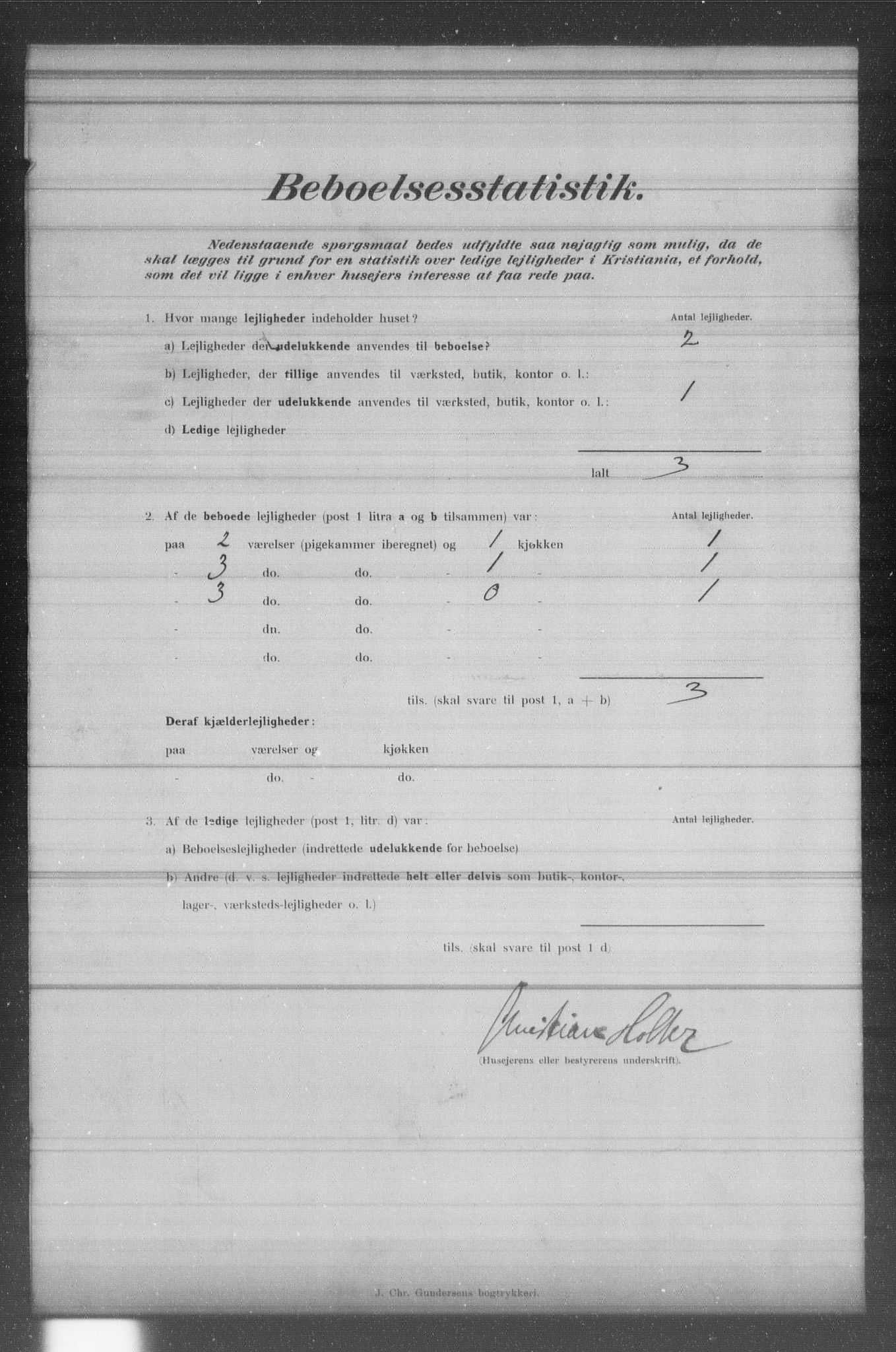 OBA, Municipal Census 1902 for Kristiania, 1902, p. 2361