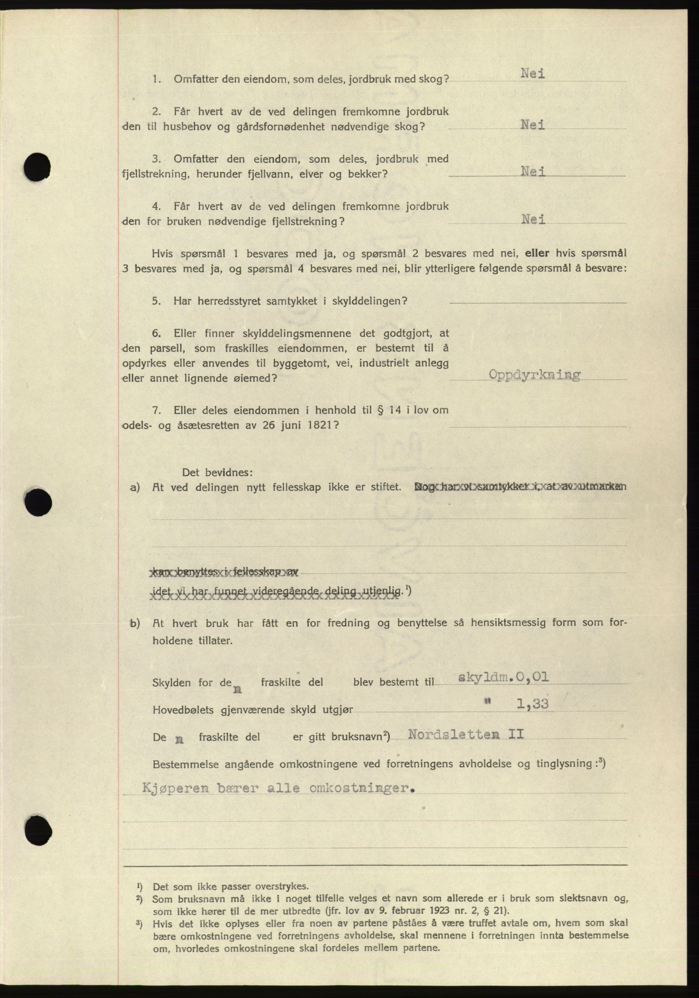 Søre Sunnmøre sorenskriveri, AV/SAT-A-4122/1/2/2C/L0077: Mortgage book no. 3A, 1945-1946, Diary no: : 235/1945