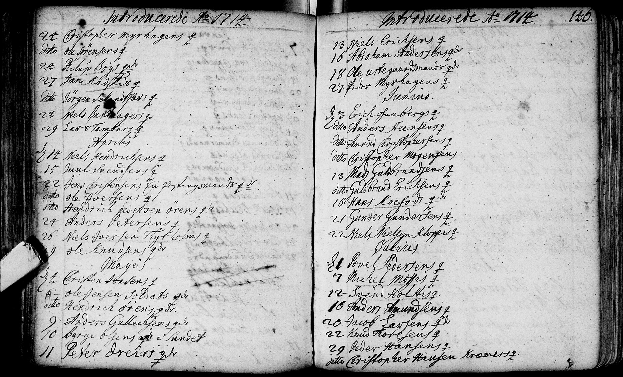 Bragernes kirkebøker, AV/SAKO-A-6/F/Fa/L0003: Parish register (official) no. I 3, 1706-1734, p. 146