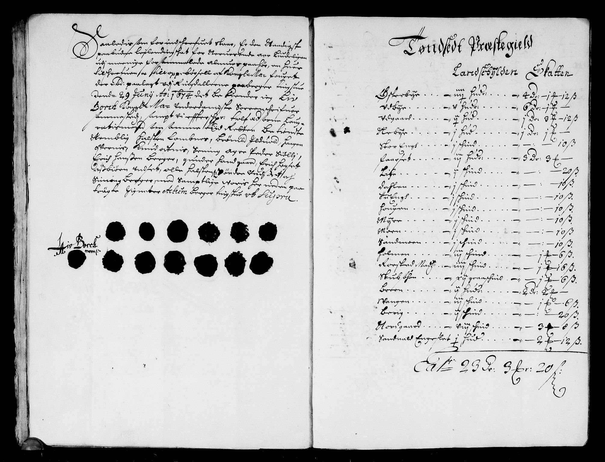 Rentekammeret inntil 1814, Reviderte regnskaper, Stiftamtstueregnskaper, Landkommissariatet på Akershus og Akershus stiftamt, AV/RA-EA-5869/R/Rb/L0098: Akershus stiftamt, 1674