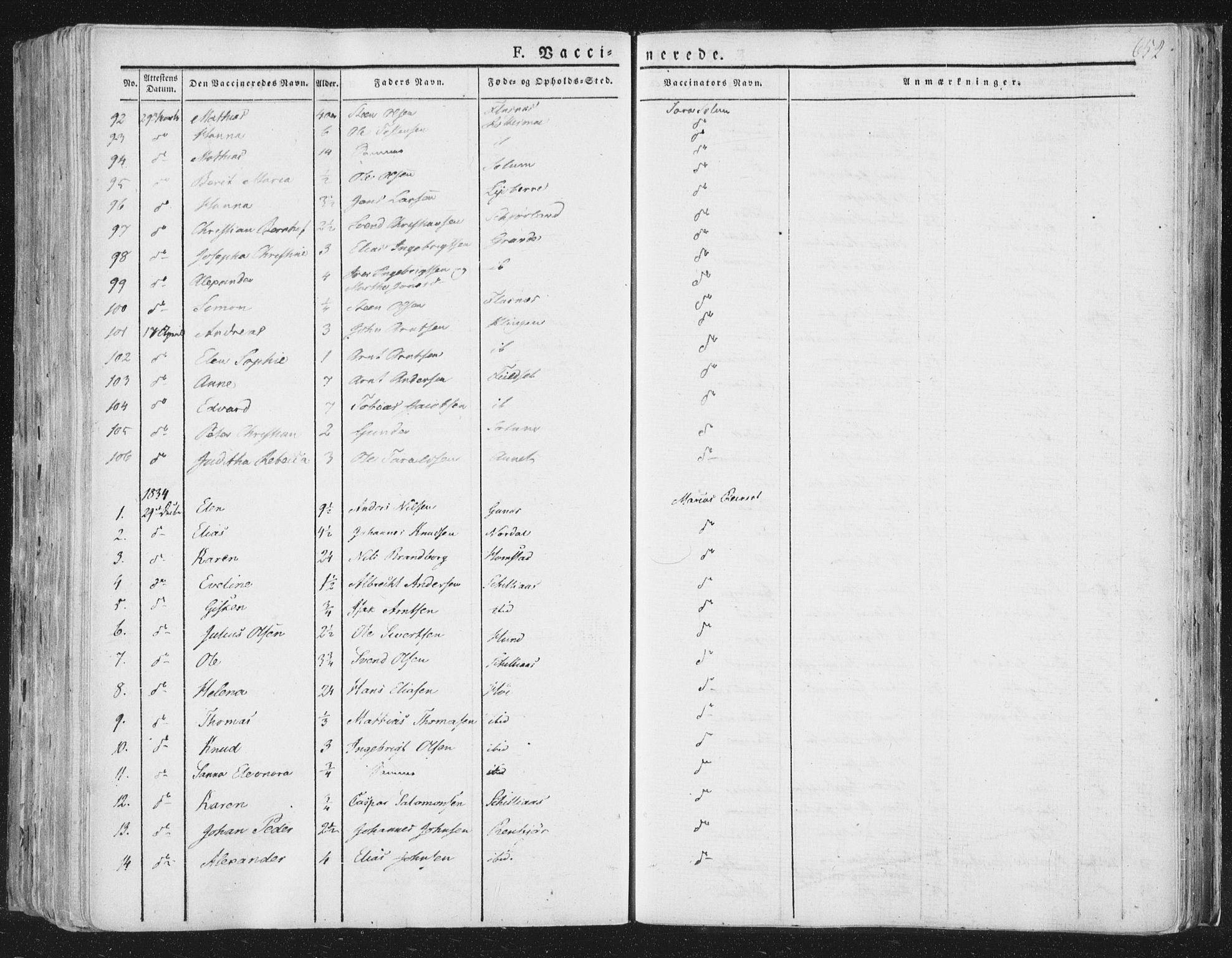 Ministerialprotokoller, klokkerbøker og fødselsregistre - Nord-Trøndelag, SAT/A-1458/764/L0552: Parish register (official) no. 764A07b, 1824-1865, p. 652