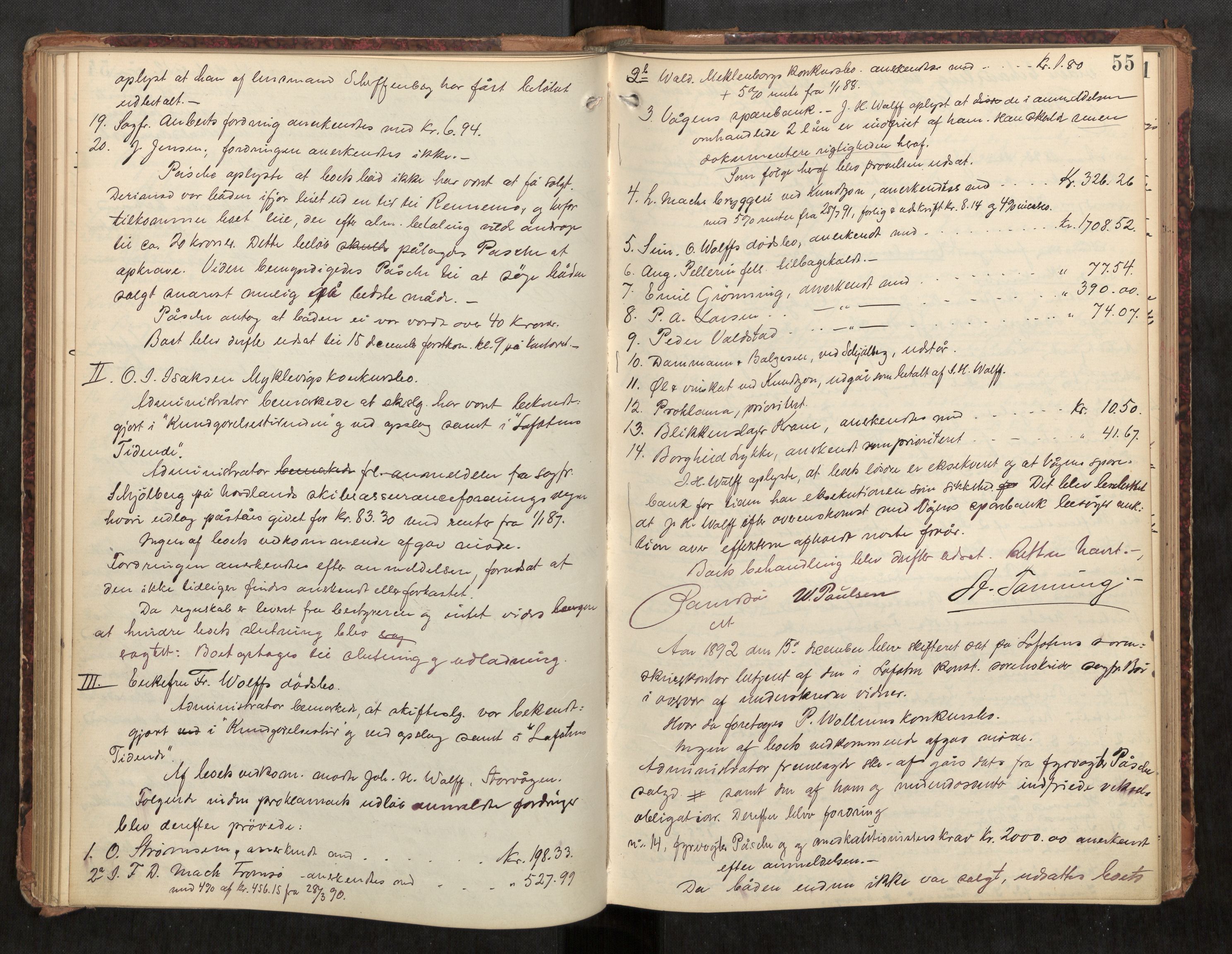 Lofoten sorenskriveri, AV/SAT-A-0017/1/3/3B/L0003: Skifteforhandlings-protokoll, 1891-1895, p. 55