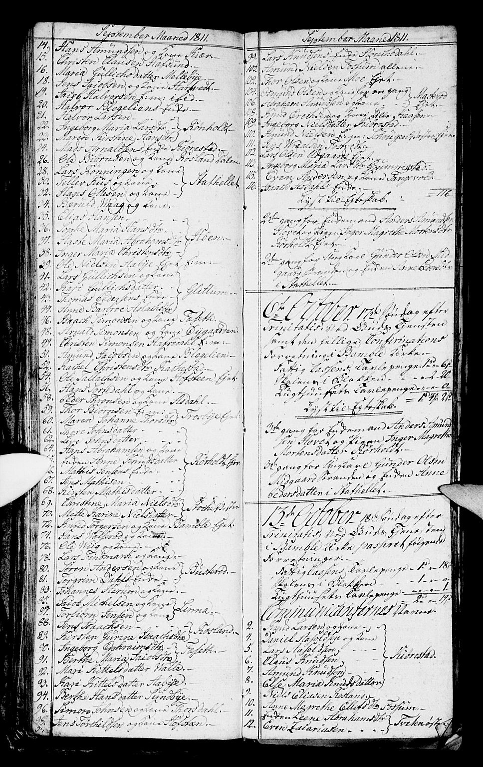 Bamble kirkebøker, AV/SAKO-A-253/G/Ga/L0004: Parish register (copy) no. I 4, 1808-1814