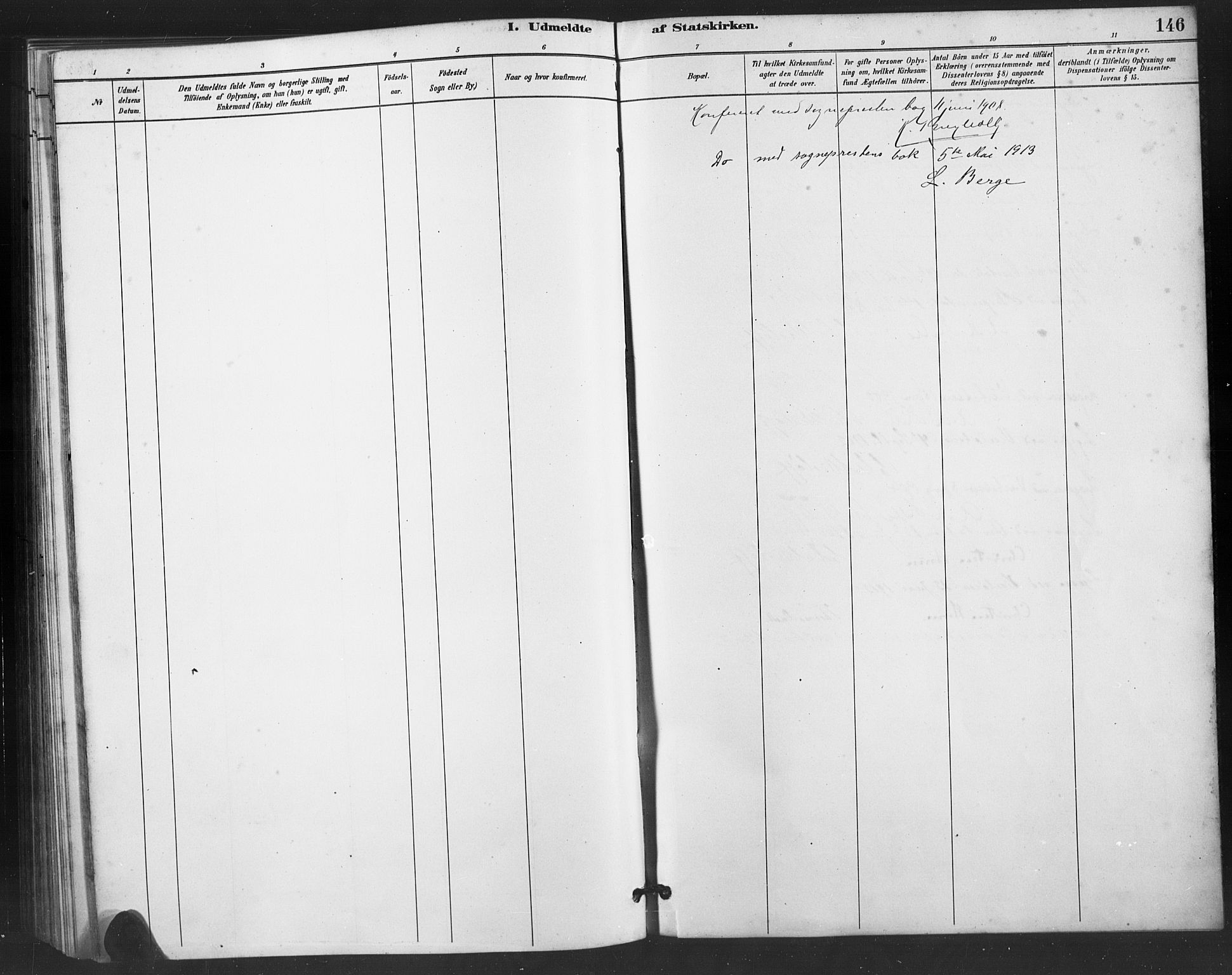 Vestre Slidre prestekontor, SAH/PREST-136/H/Ha/Hab/L0006: Parish register (copy) no. 6, 1881-1915, p. 146