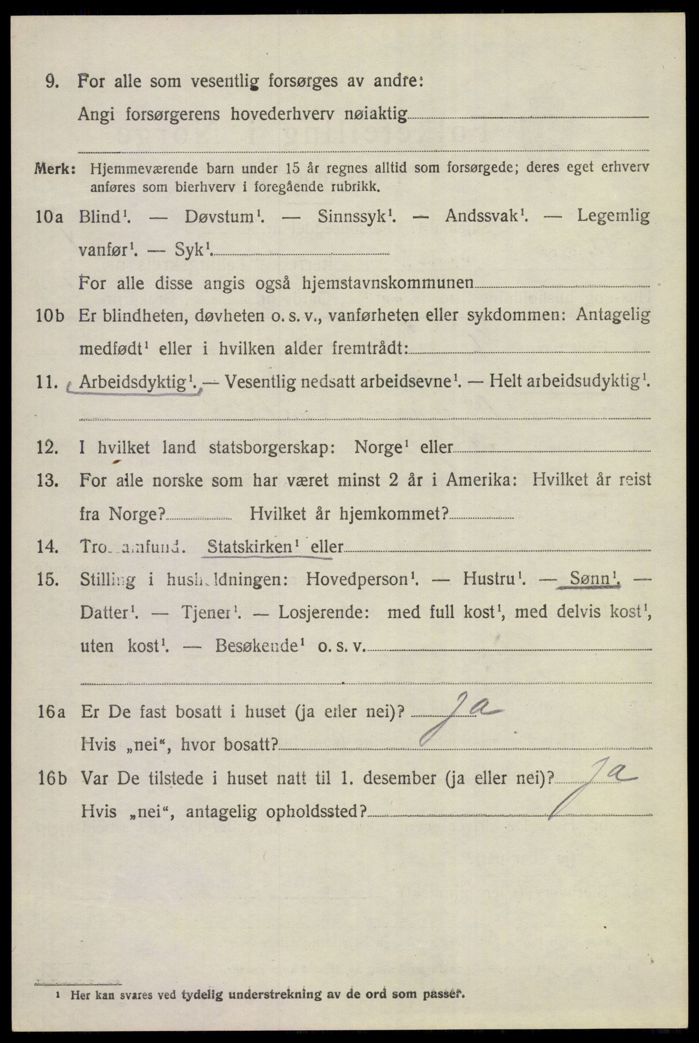 SAKO, 1920 census for Ål, 1920, p. 3327