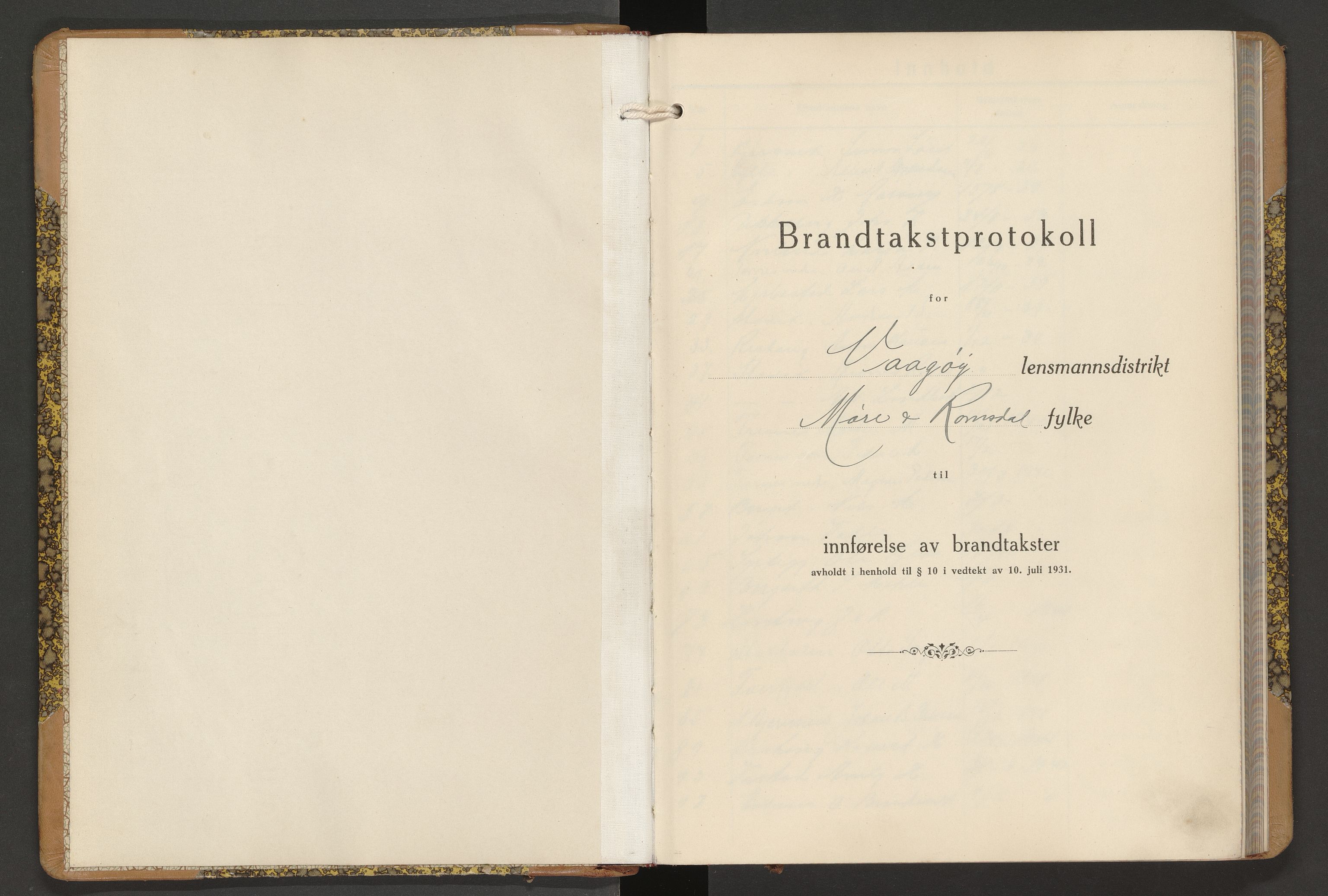 Norges Brannkasse Vågøy og Sund, AV/SAT-A-5504/Fb/L0006: Branntakstprotokoll, 1939-1950