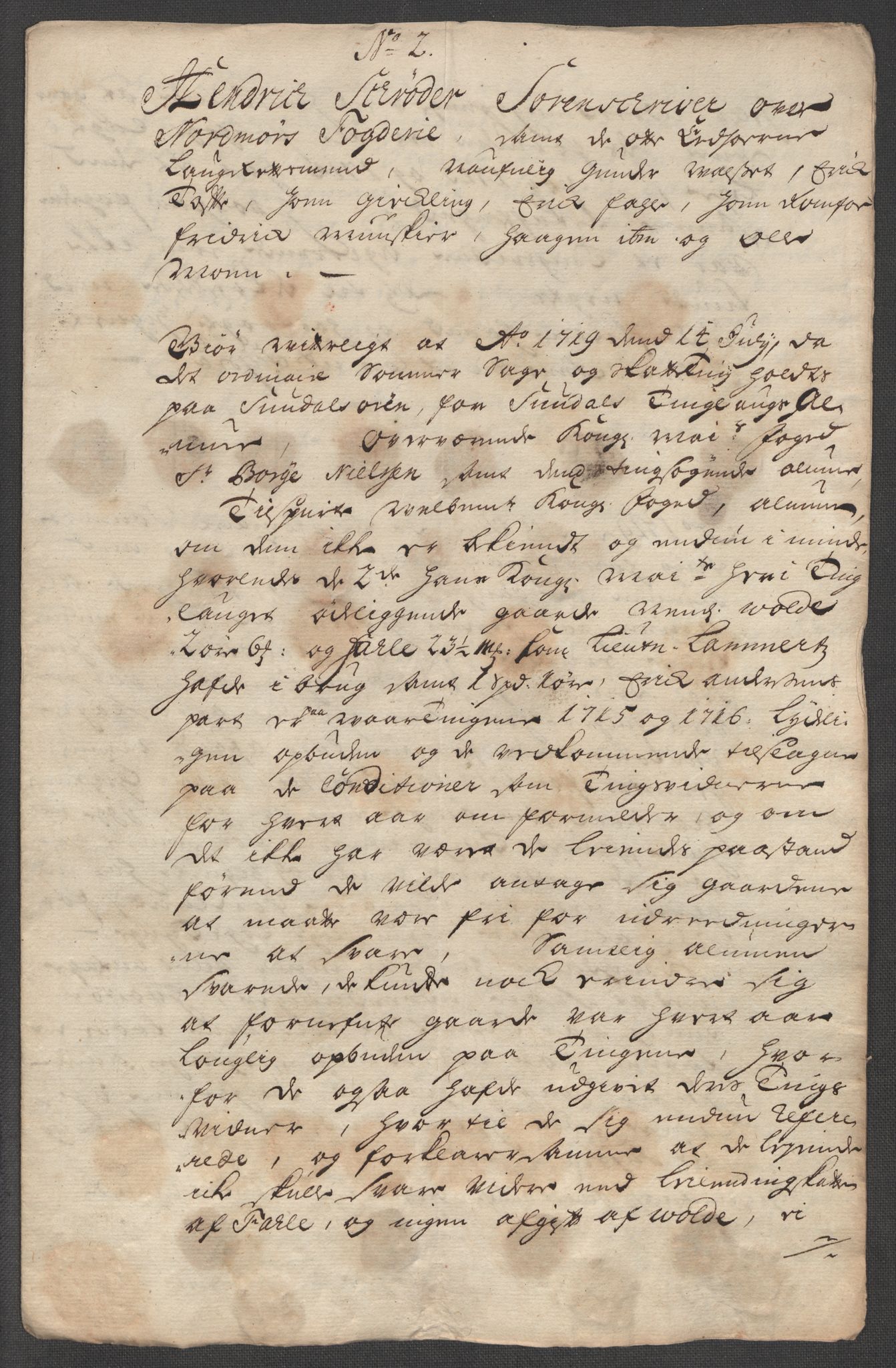 Rentekammeret inntil 1814, Reviderte regnskaper, Fogderegnskap, AV/RA-EA-4092/R56/L3750: Fogderegnskap Nordmøre, 1717, p. 326