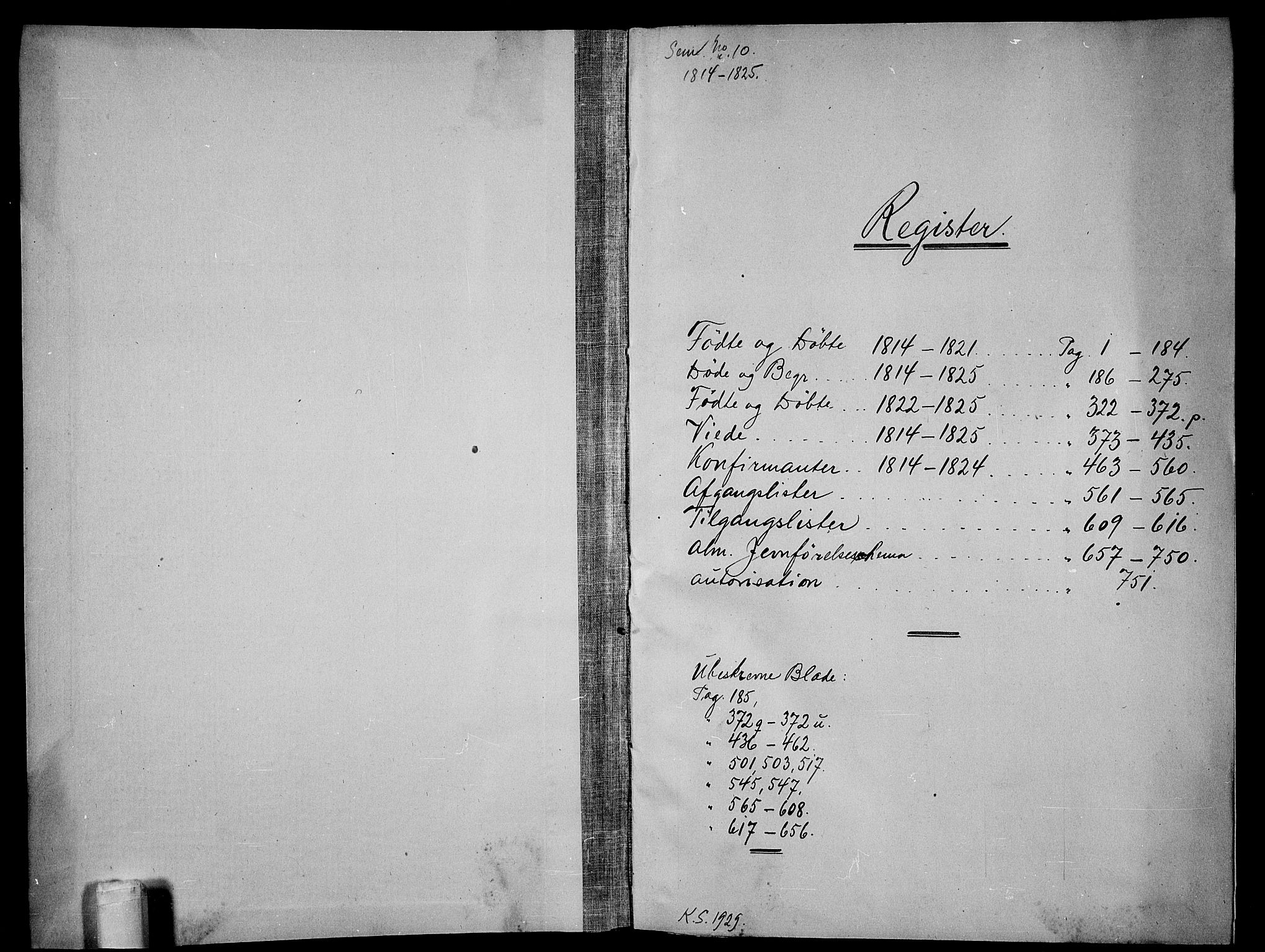 Sem kirkebøker, AV/SAKO-A-5/F/Fa/L0004: Parish register (official) no. I 4, 1814-1825