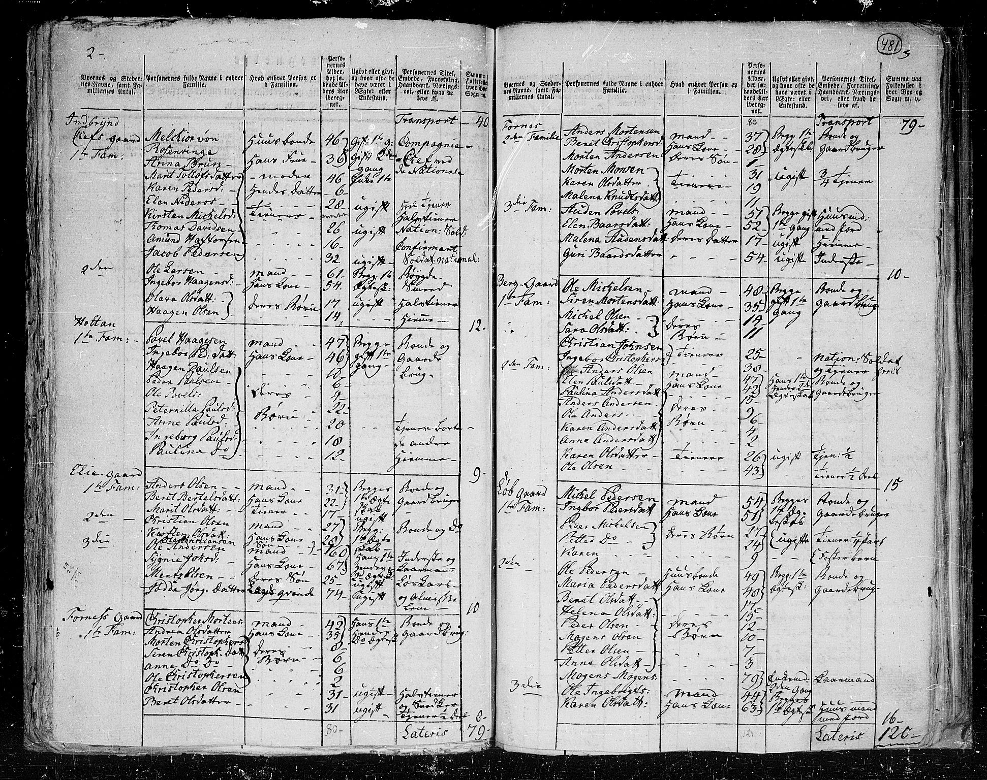 RA, 1801 census for 1734P Stod, 1801, p. 480b-481a