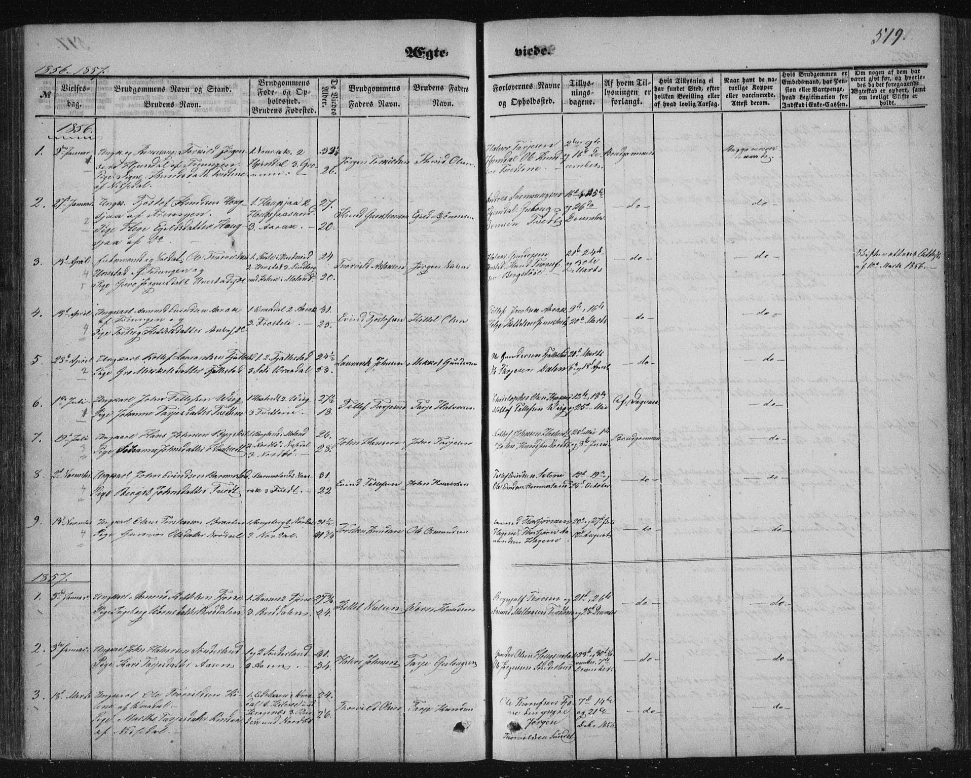 Nissedal kirkebøker, SAKO/A-288/F/Fa/L0003: Parish register (official) no. I 3, 1846-1870, p. 518-519