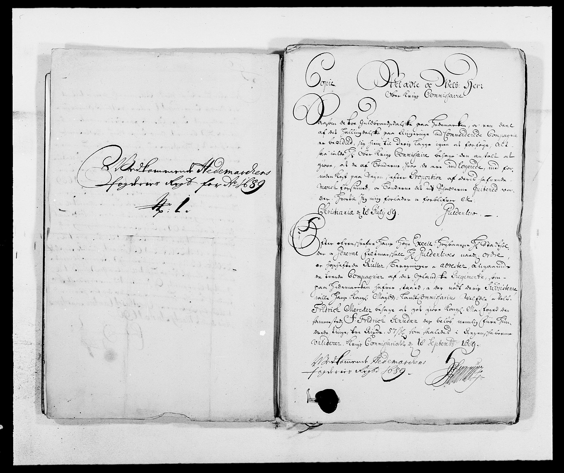 Rentekammeret inntil 1814, Reviderte regnskaper, Fogderegnskap, AV/RA-EA-4092/R16/L1031: Fogderegnskap Hedmark, 1689-1692, p. 134