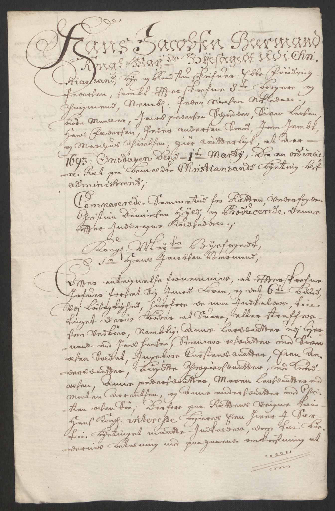 Rentekammeret inntil 1814, Reviderte regnskaper, Byregnskaper, AV/RA-EA-4066/R/Rm/L0285: [M18] Sikt og sakefall, 1681-1718, p. 167