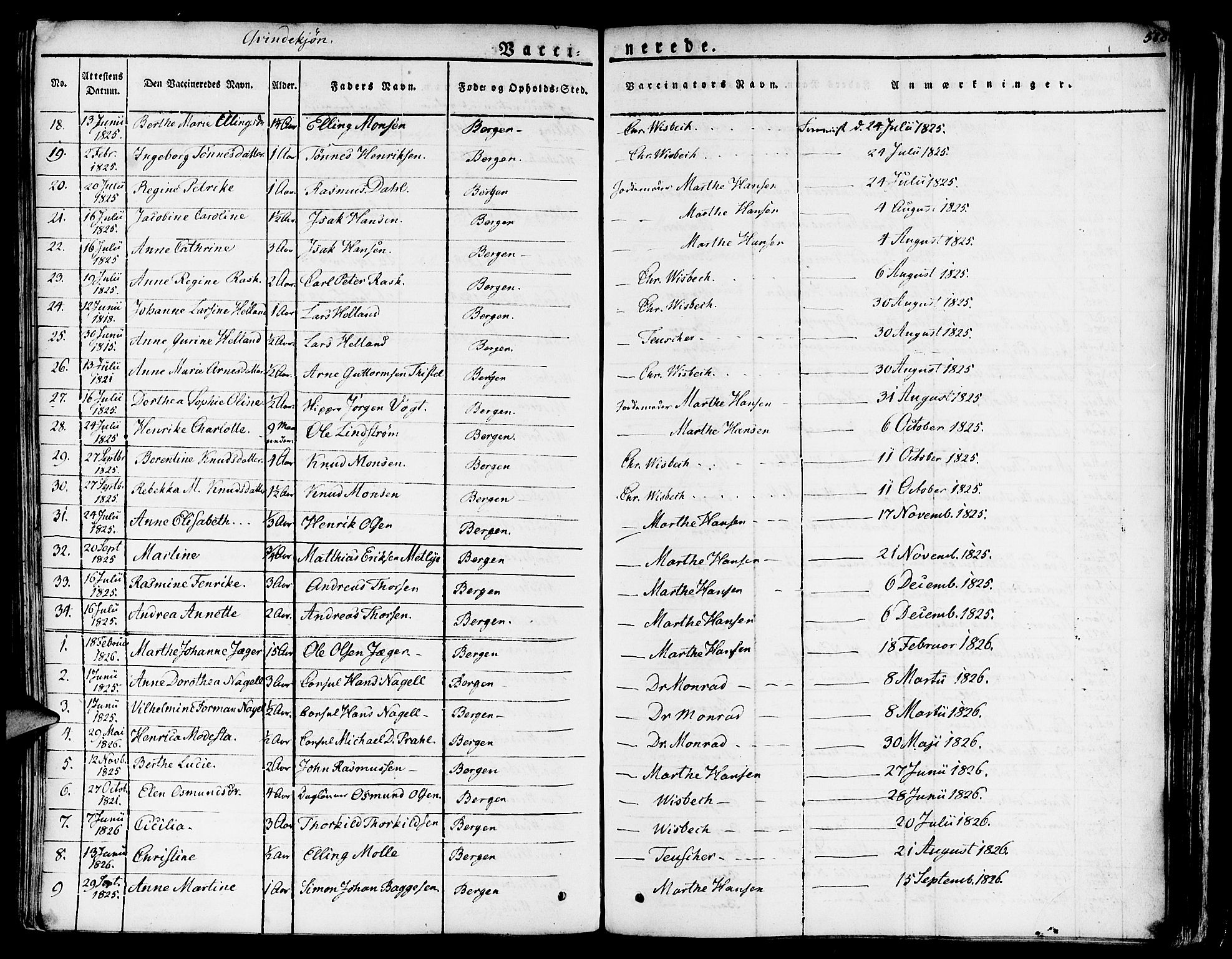 Nykirken Sokneprestembete, SAB/A-77101/H/Haa/L0012: Parish register (official) no. A 12, 1821-1844, p. 588