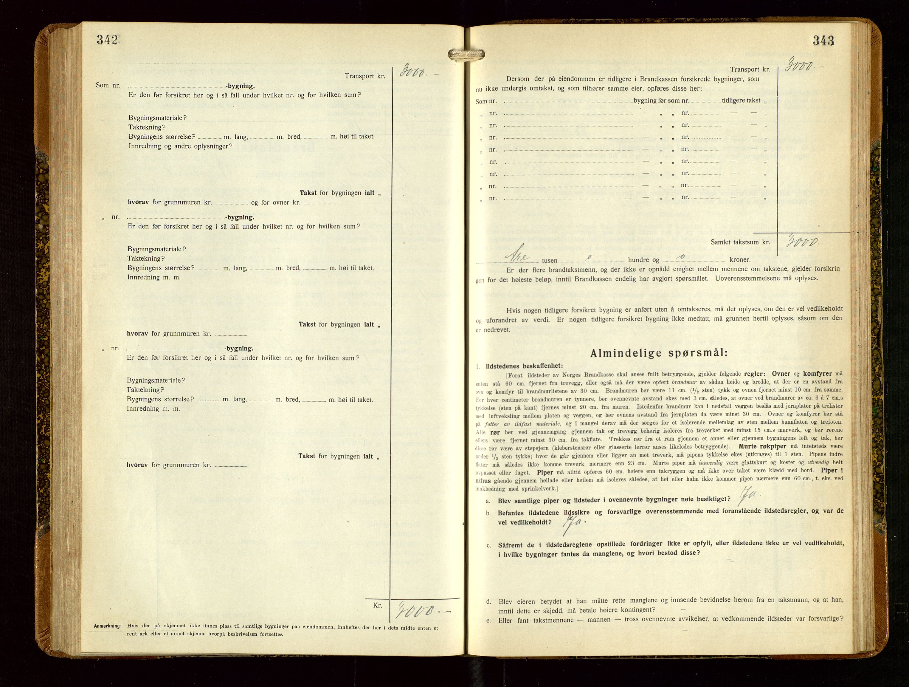 Helleland lensmannskontor, AV/SAST-A-100209/Gob/L0003: "Brandtakstprotokoll", 1930-1939, p. 342-343