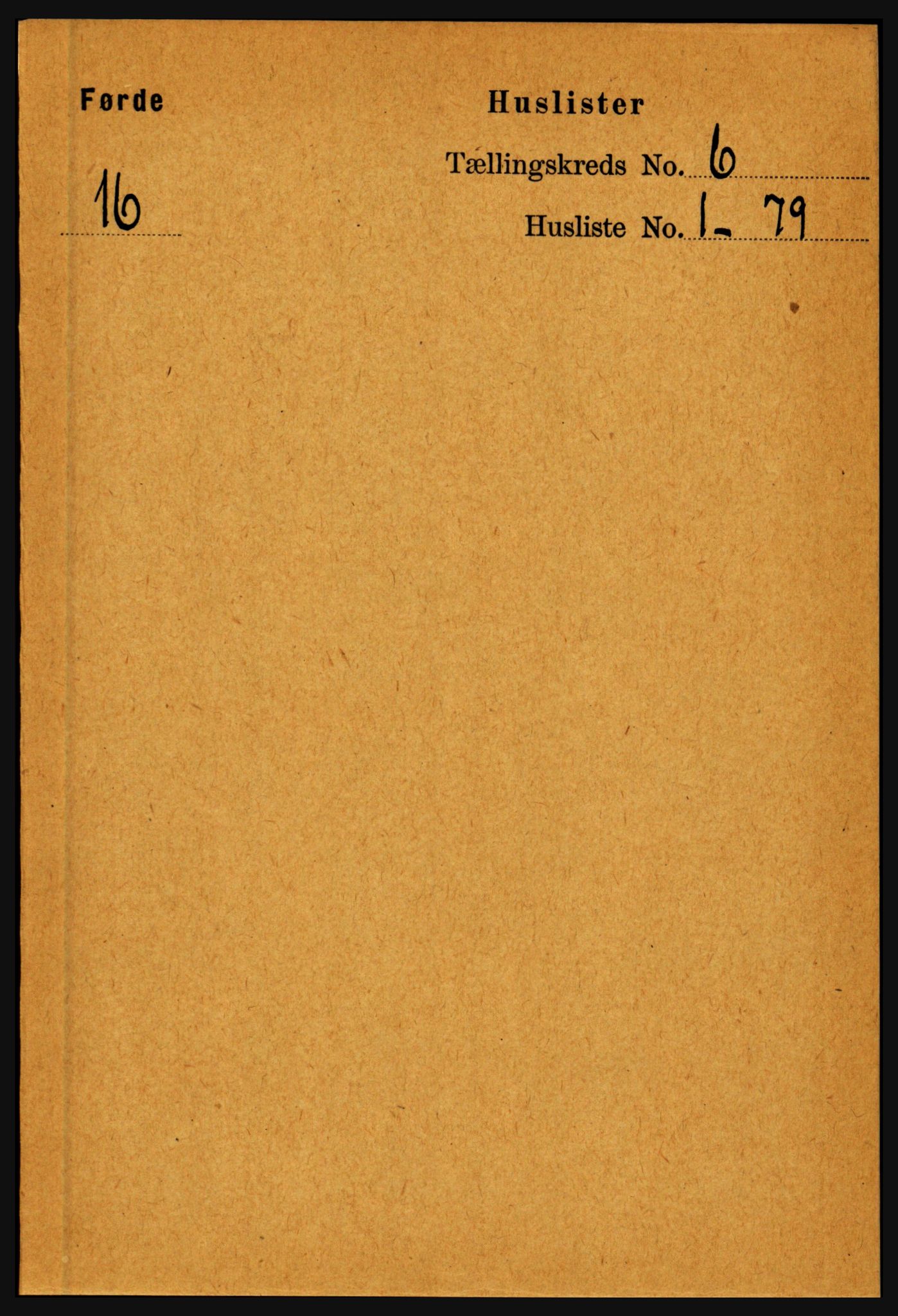 RA, 1891 census for 1432 Førde, 1891, p. 1891