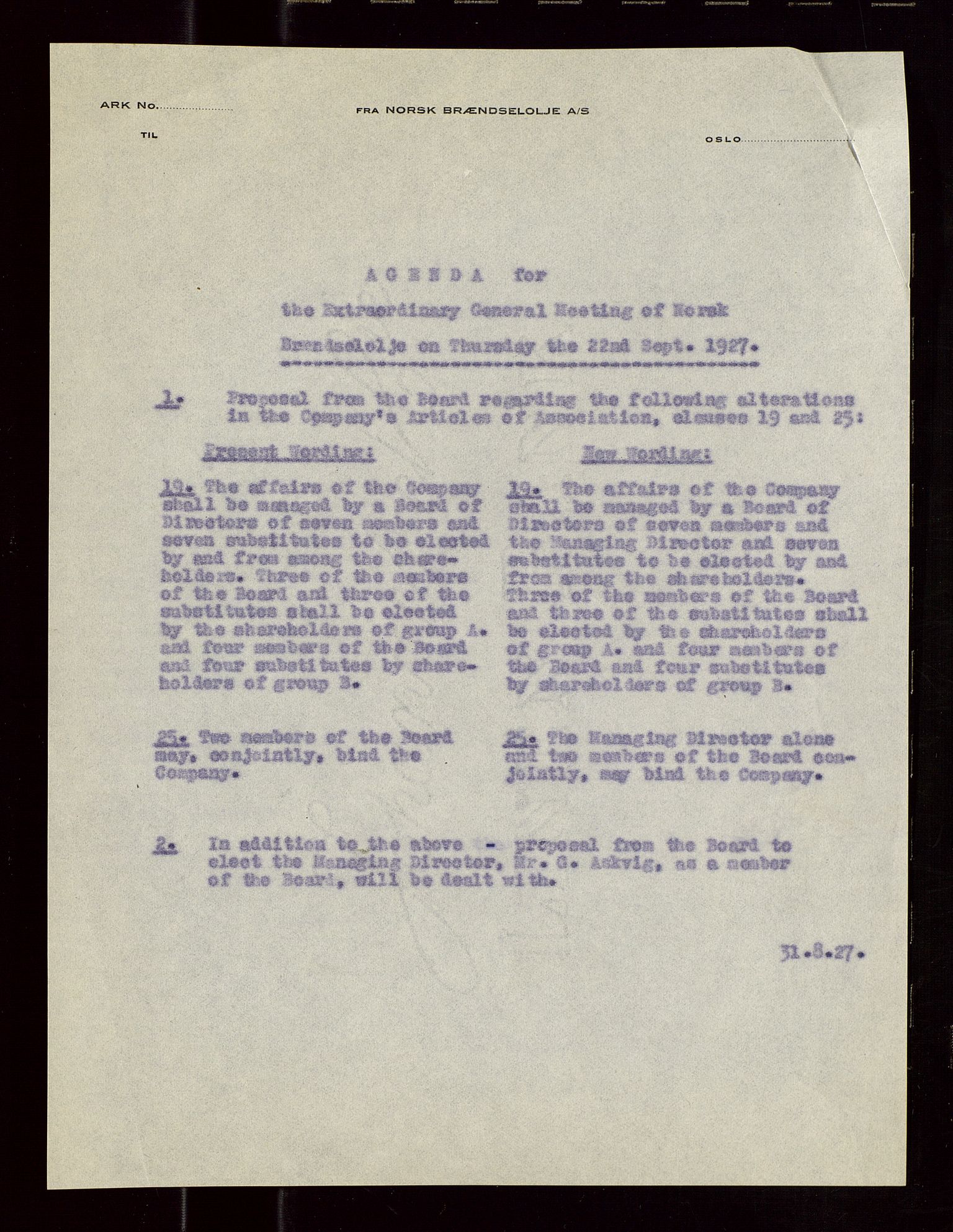 PA 1544 - Norsk Brændselolje A/S, AV/SAST-A-101965/1/A/Aa/L0001/0002: Generalforsamlinger. Beretning og regnskap.  / Generalforsamling 1926. Beretning regnskap etc. for 1925. Generalforsamling 1927. Generalforsamling 1928. , 1926-1928, p. 148