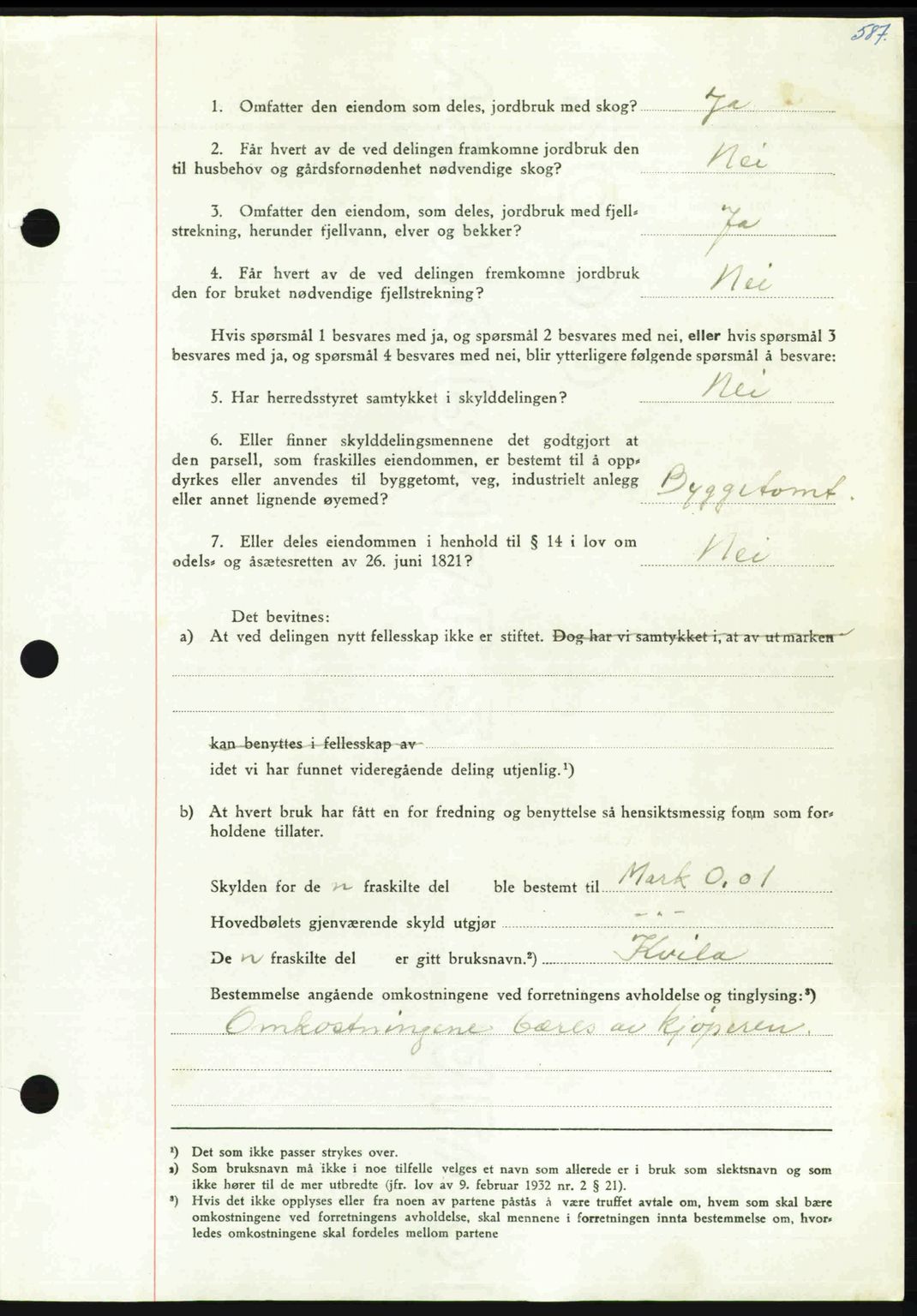 Nordmøre sorenskriveri, AV/SAT-A-4132/1/2/2Ca: Mortgage book no. A112, 1949-1949, Diary no: : 2734/1949