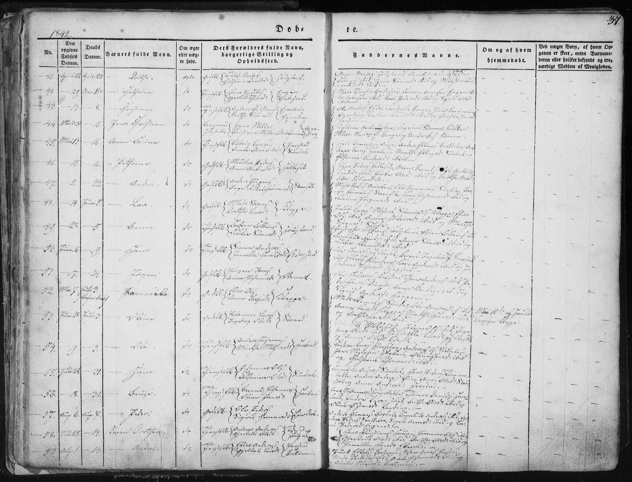 Fjaler sokneprestembete, AV/SAB-A-79801/H/Haa/Haaa/L0006: Parish register (official) no. A 6, 1835-1884, p. 37