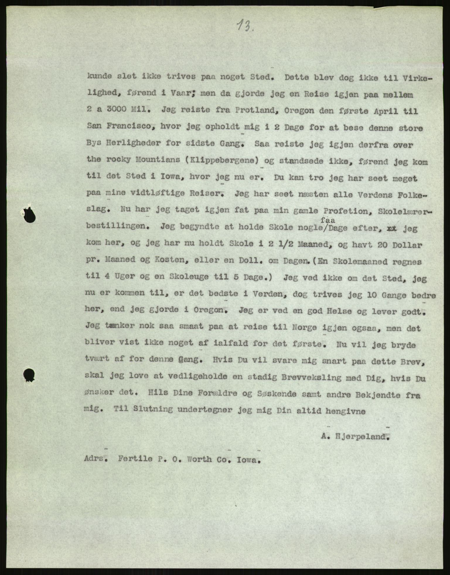 Samlinger til kildeutgivelse, Amerikabrevene, AV/RA-EA-4057/F/L0038: Arne Odd Johnsens amerikabrevsamling II, 1855-1900, p. 405