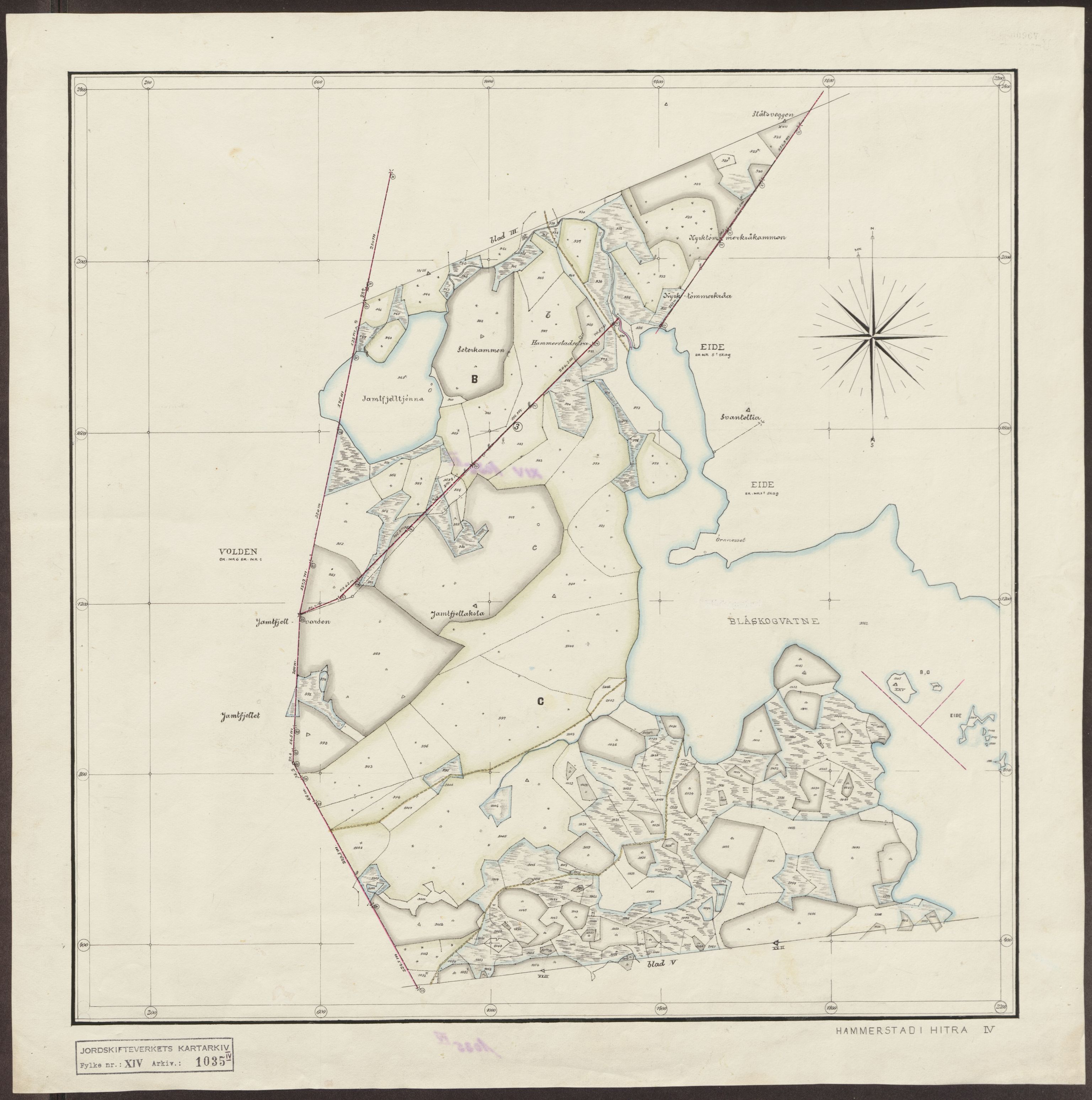 Jordskifteverkets kartarkiv, RA/S-3929/T, 1859-1988, p. 1648