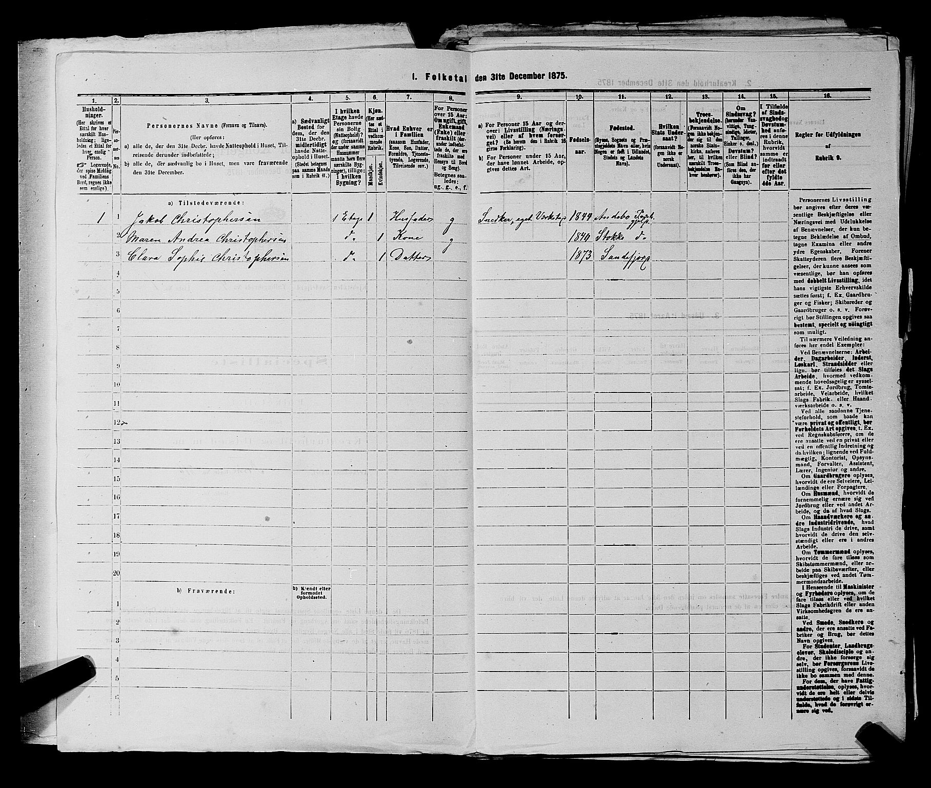 SAKO, 1875 census for 0706B Sandeherred/Sandefjord, 1875, p. 511