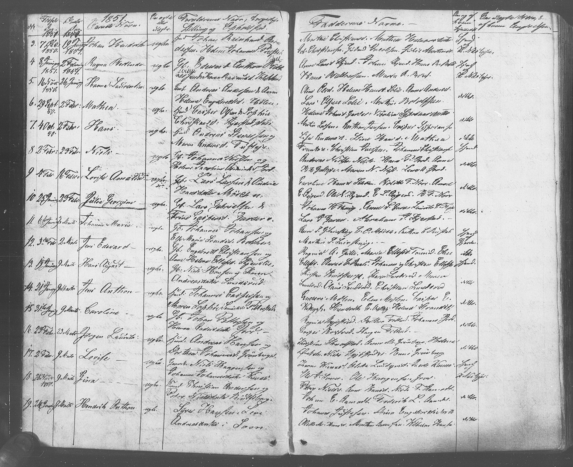 Vestby prestekontor Kirkebøker, AV/SAO-A-10893/F/Fa/L0007: Parish register (official) no. I 7, 1850-1862, p. 8