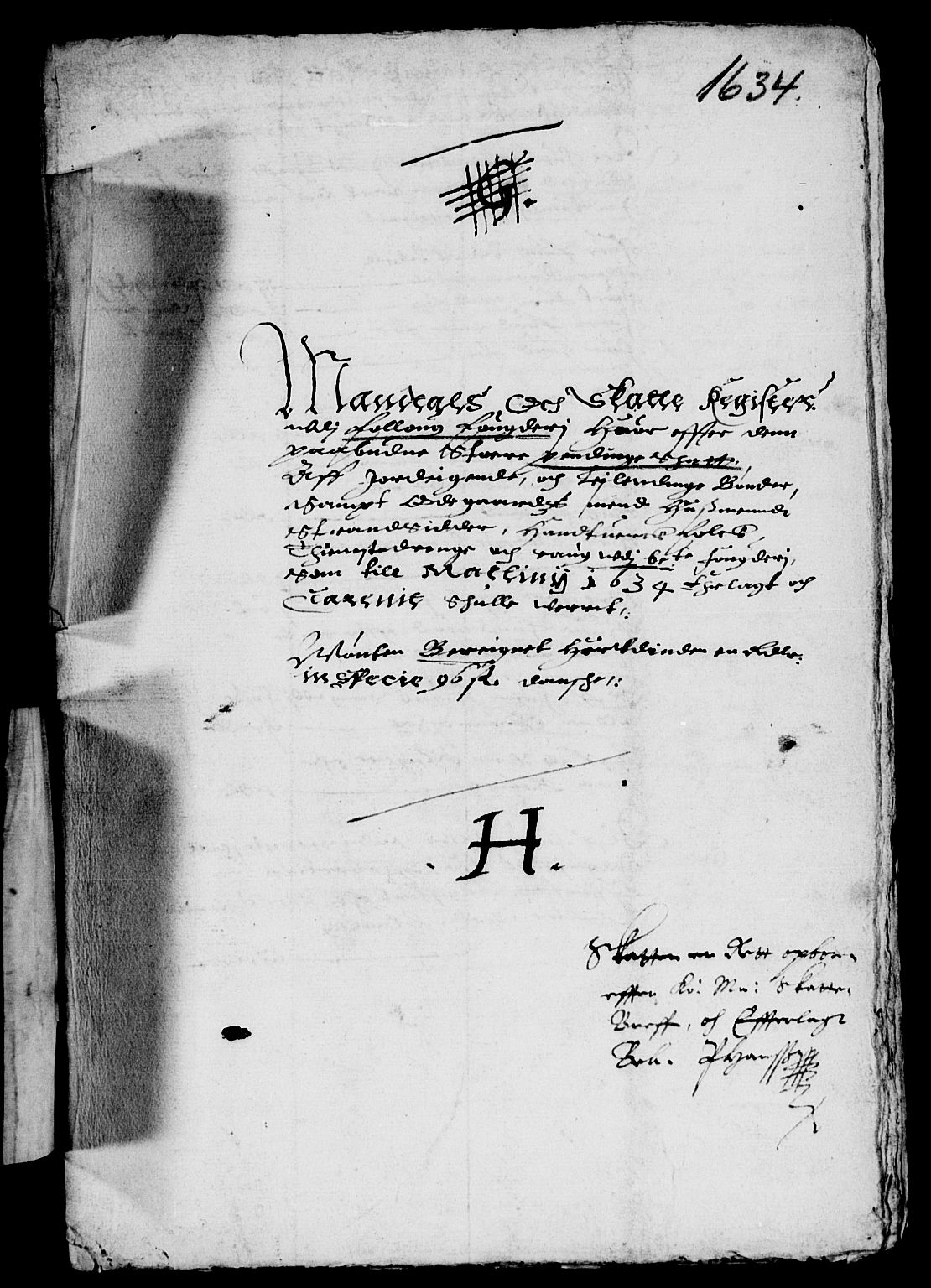 Rentekammeret inntil 1814, Reviderte regnskaper, Lensregnskaper, AV/RA-EA-5023/R/Rb/Rba/L0120: Akershus len, 1634-1635