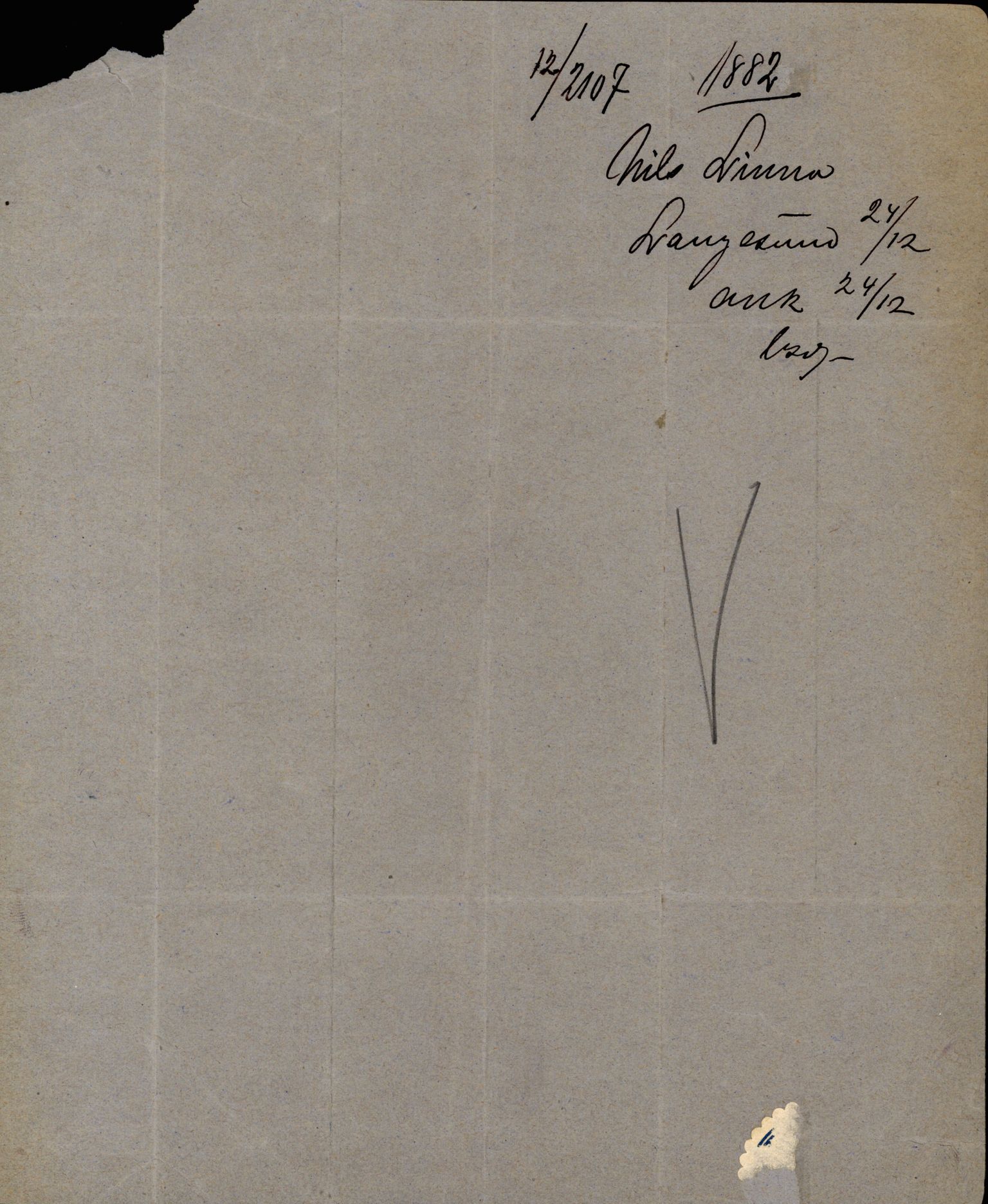 Pa 63 - Østlandske skibsassuranceforening, VEMU/A-1079/G/Ga/L0015/0013: Havaridokumenter / Venice, Isbjørn, Varnæs, Valkyrien, 1882, p. 47