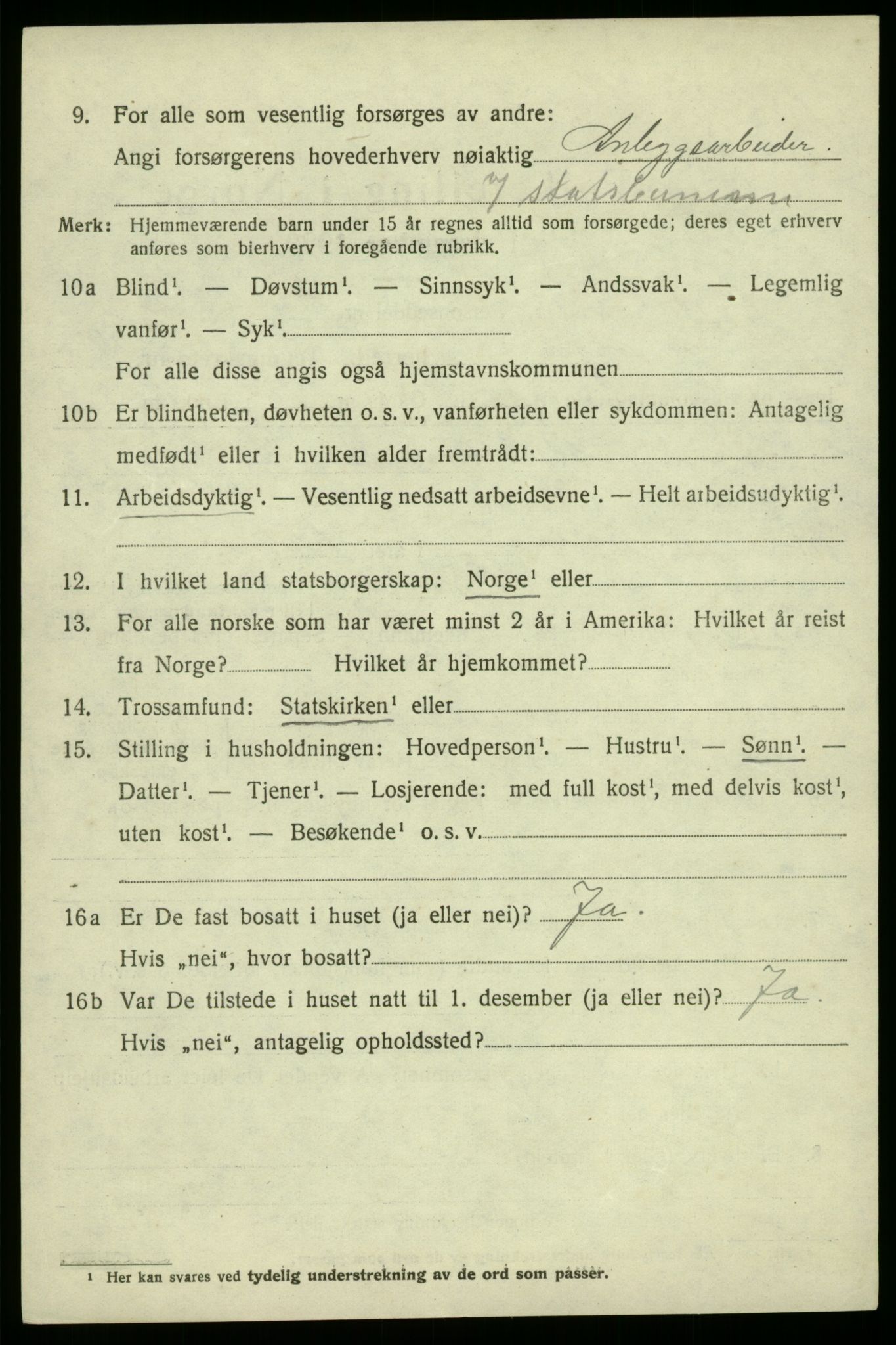 SAB, 1920 census for Samnanger, 1920, p. 1114