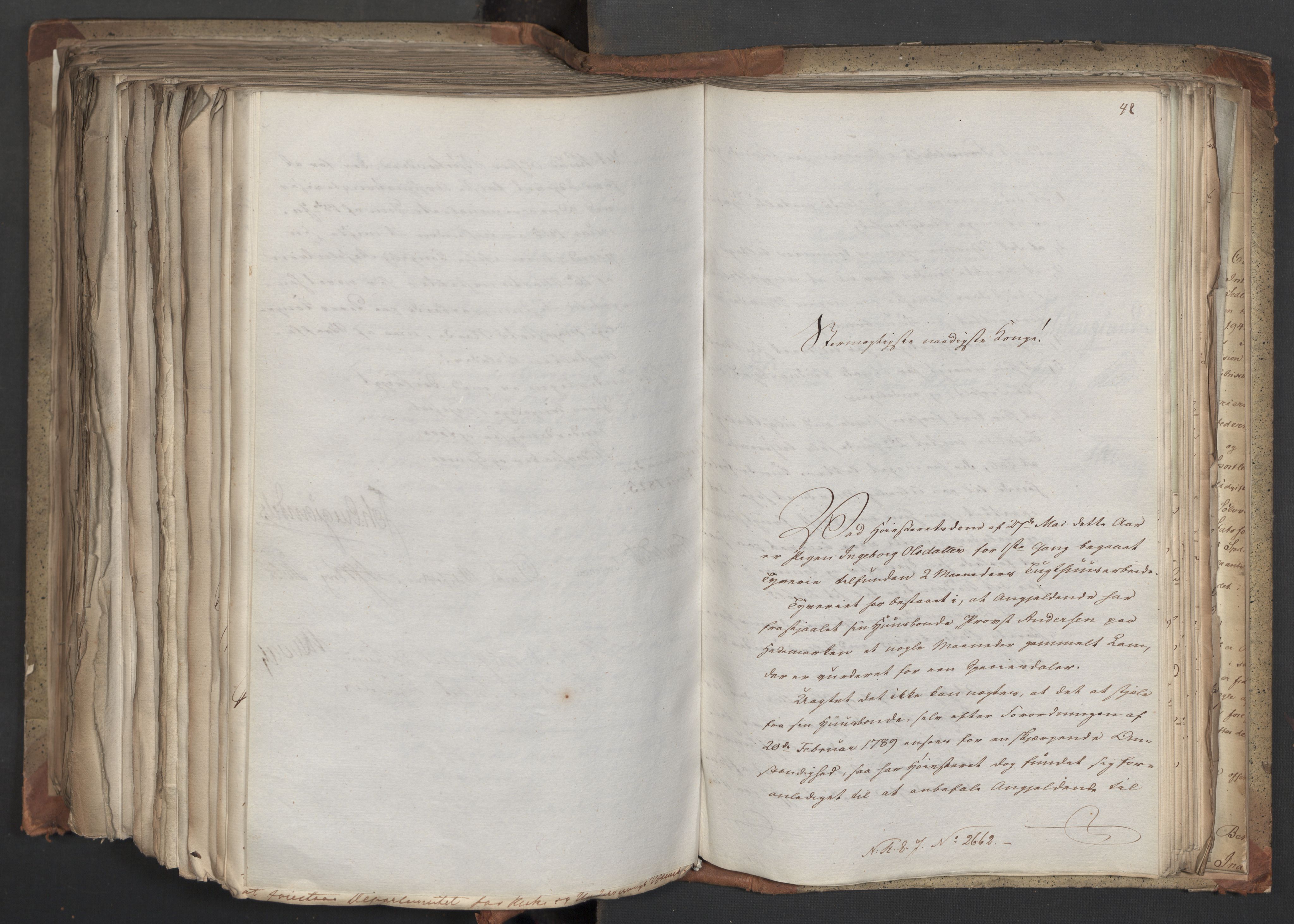 Statsrådsavdelingen i Stockholm, AV/RA-S-1003/D/Da/L0042: Regjeringsinnstillinger nr. 2467-2705, 1825, p. 555