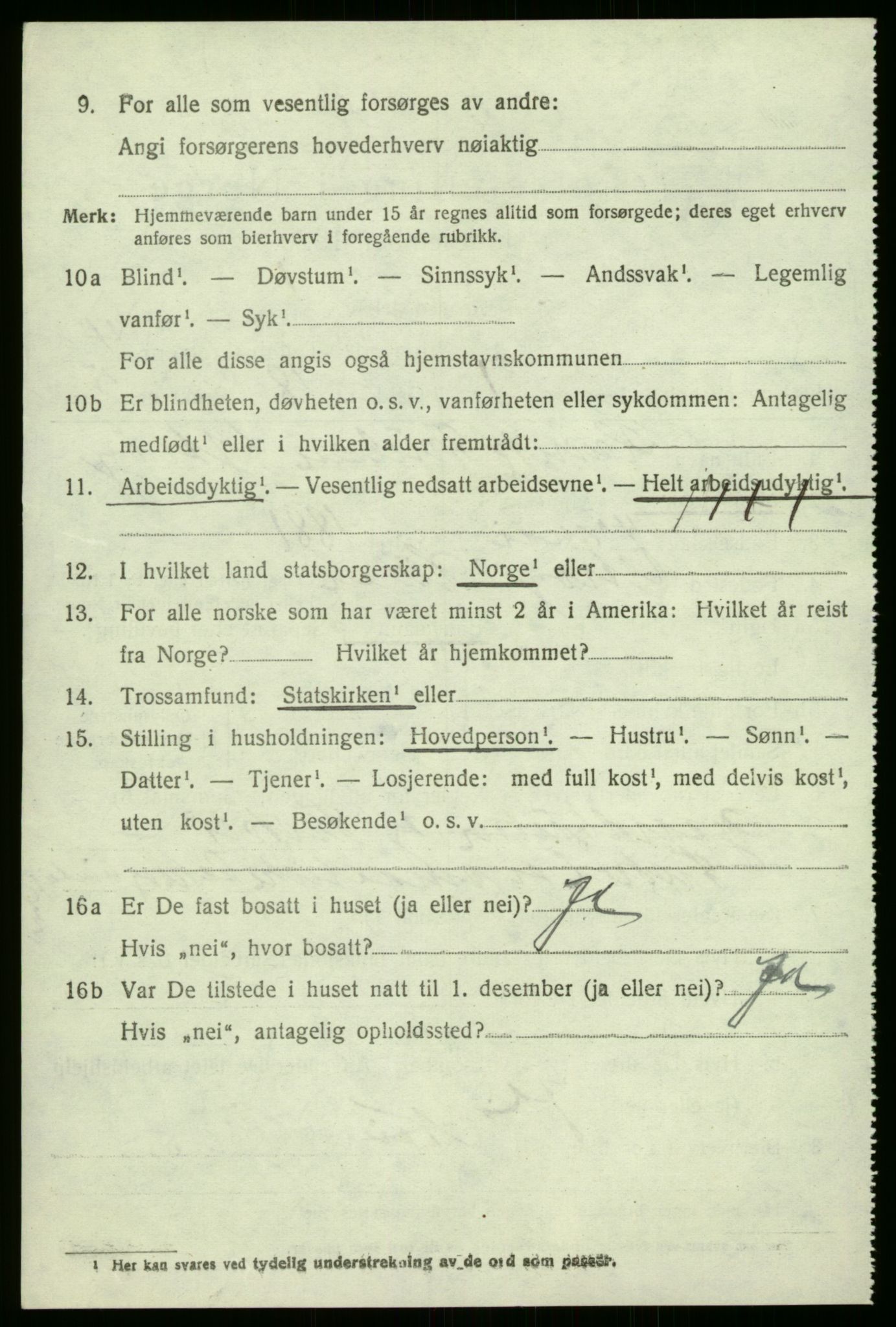 SAB, 1920 census for Solund, 1920, p. 1751