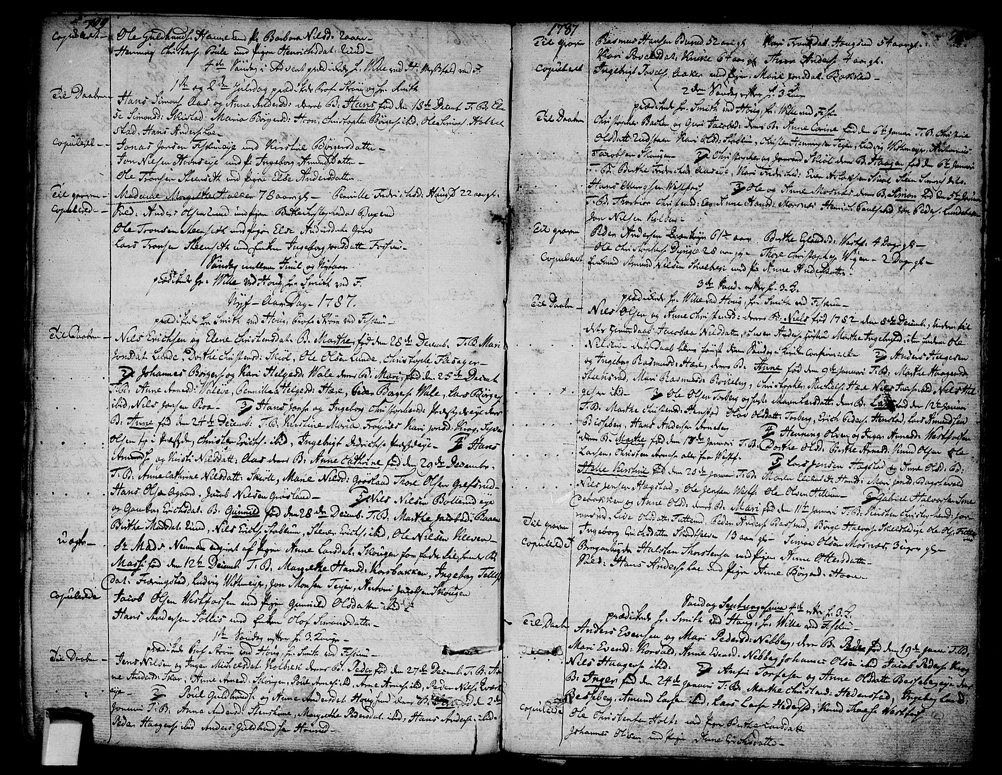 Eiker kirkebøker, AV/SAKO-A-4/F/Fa/L0008: Parish register (official) no. I 8, 1764-1788, p. 709-710